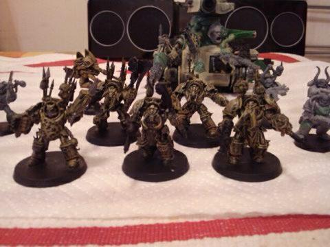 term'ies , gretchen green foundation, bleach bone dry brush + devlan mud wash