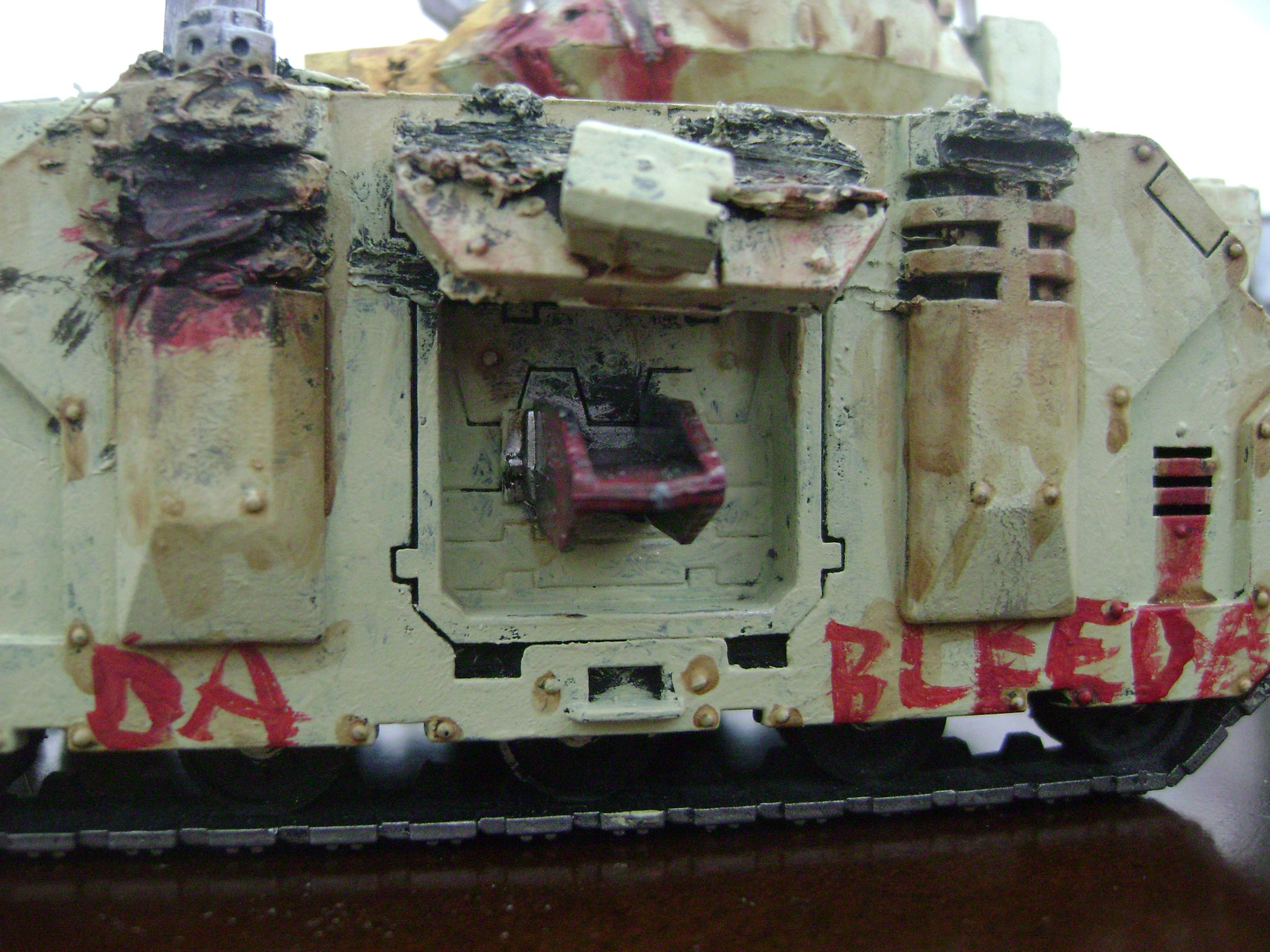 Ork Looted Tank Chaos Space Marine Predator Graffiti