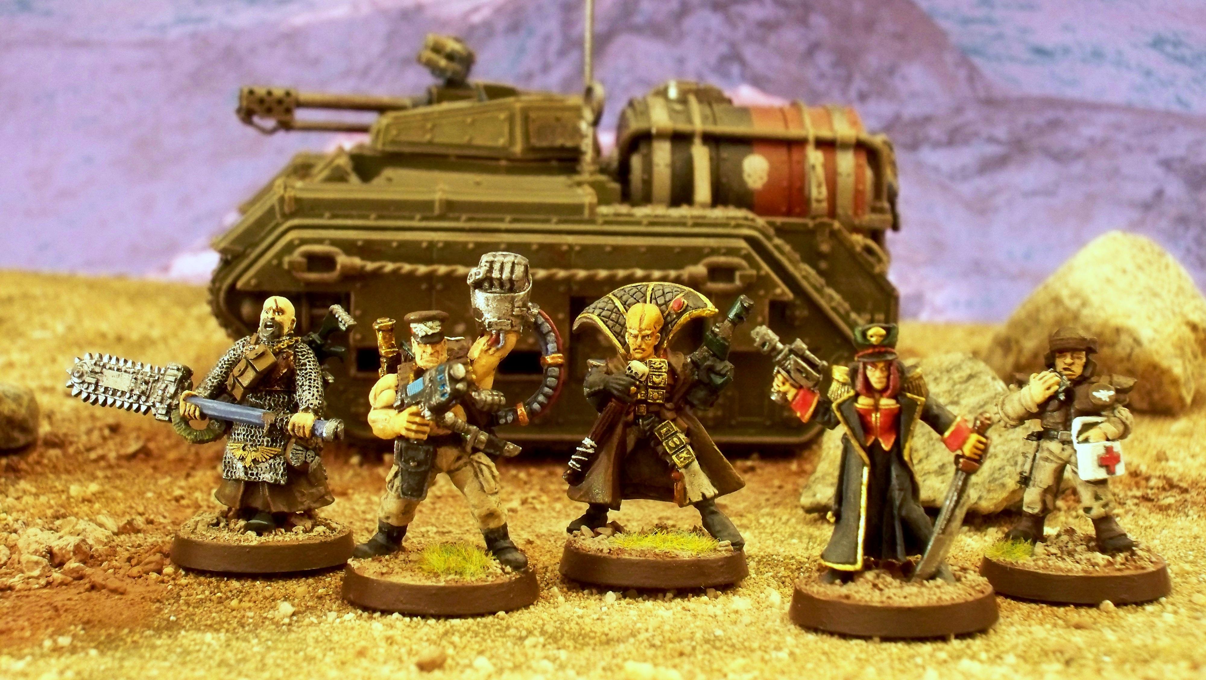 Command Squad, Imperial, Imperial Guard, Infantry, Officer