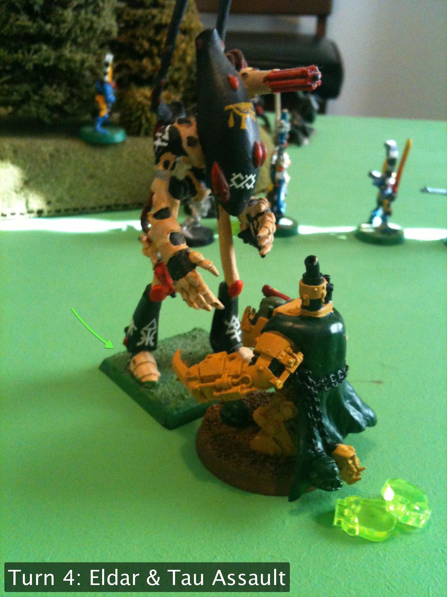 Battle Report, Da Ork Angelz, Eldar, Orks, Tau