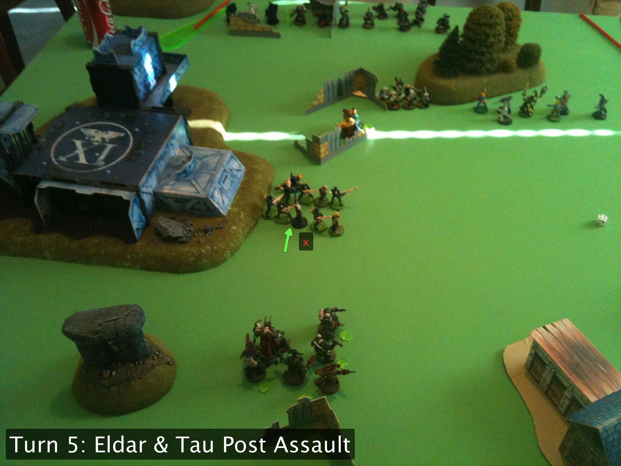 Battle Report, Da Ork Angelz, Eldar, Orks, Tau
