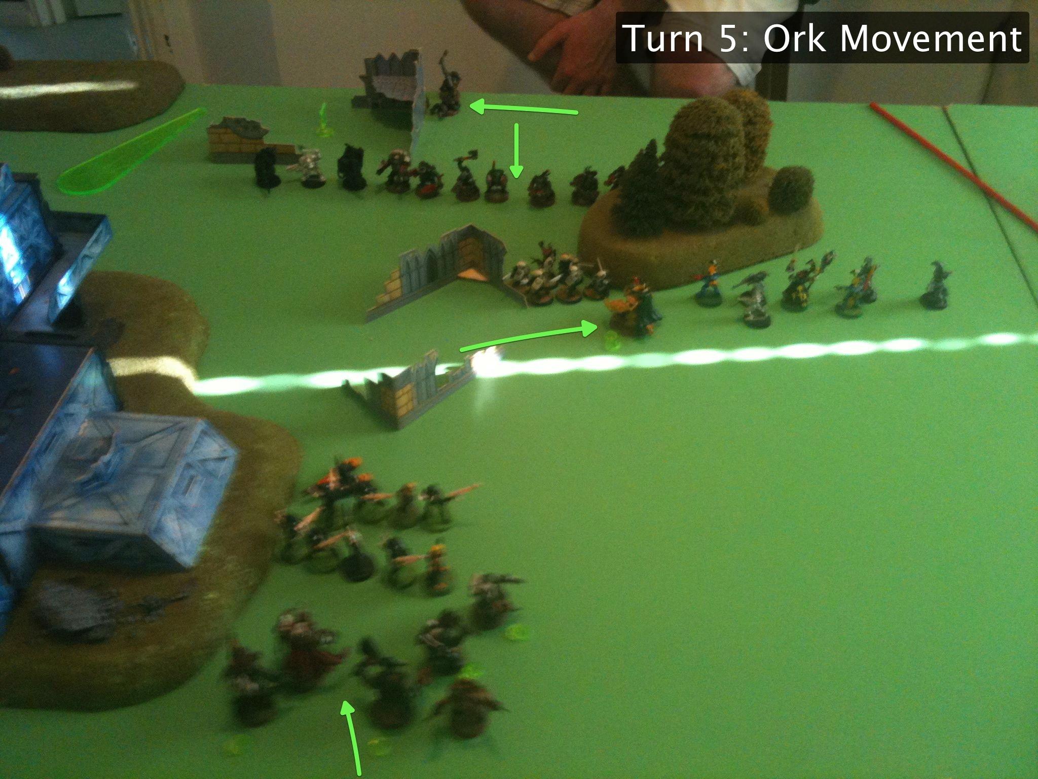 Battle Report, Da Ork Angelz, Eldar, Orks, Tau