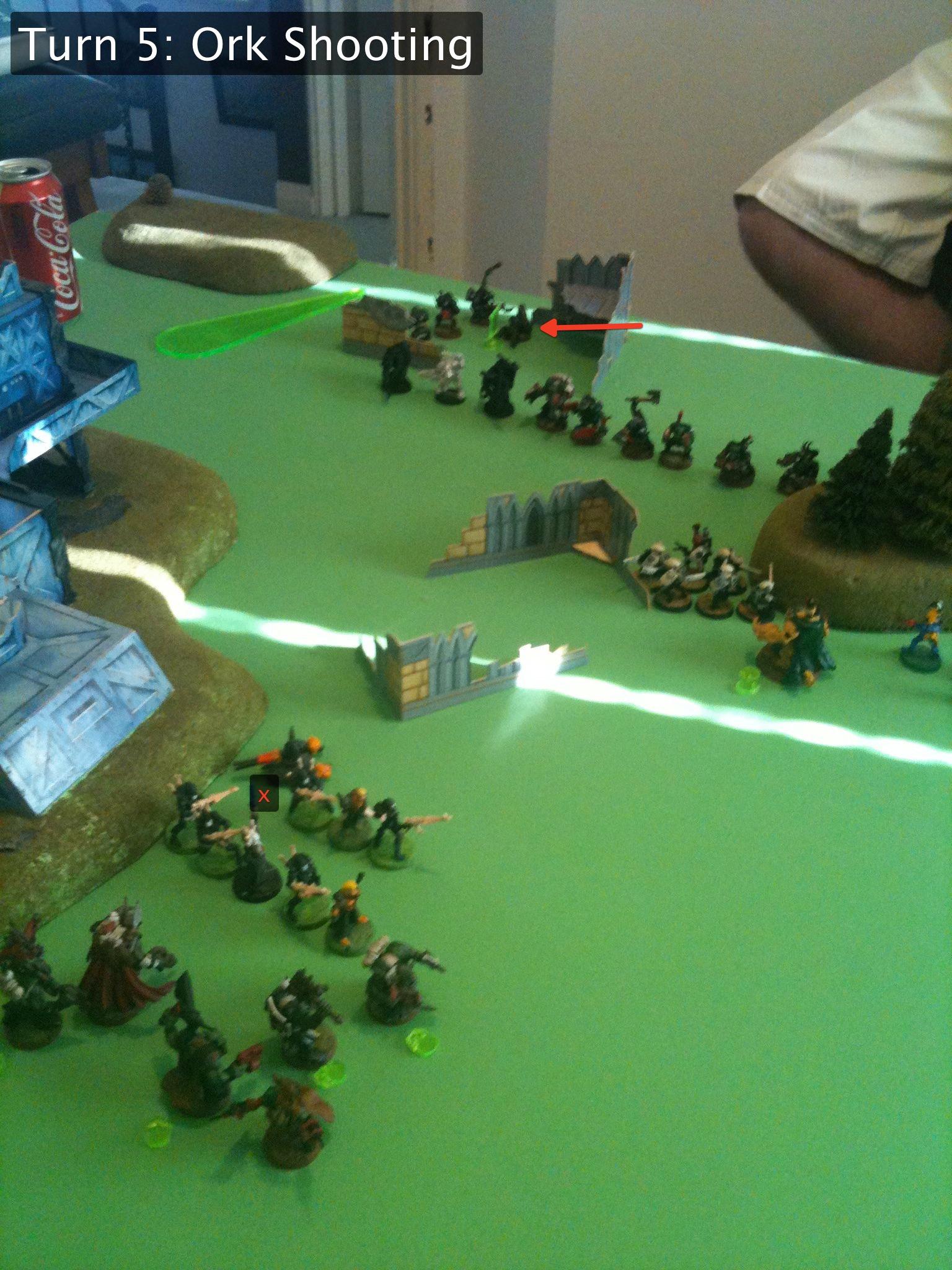 Battle Report, Da Ork Angelz, Eldar, Orks, Tau