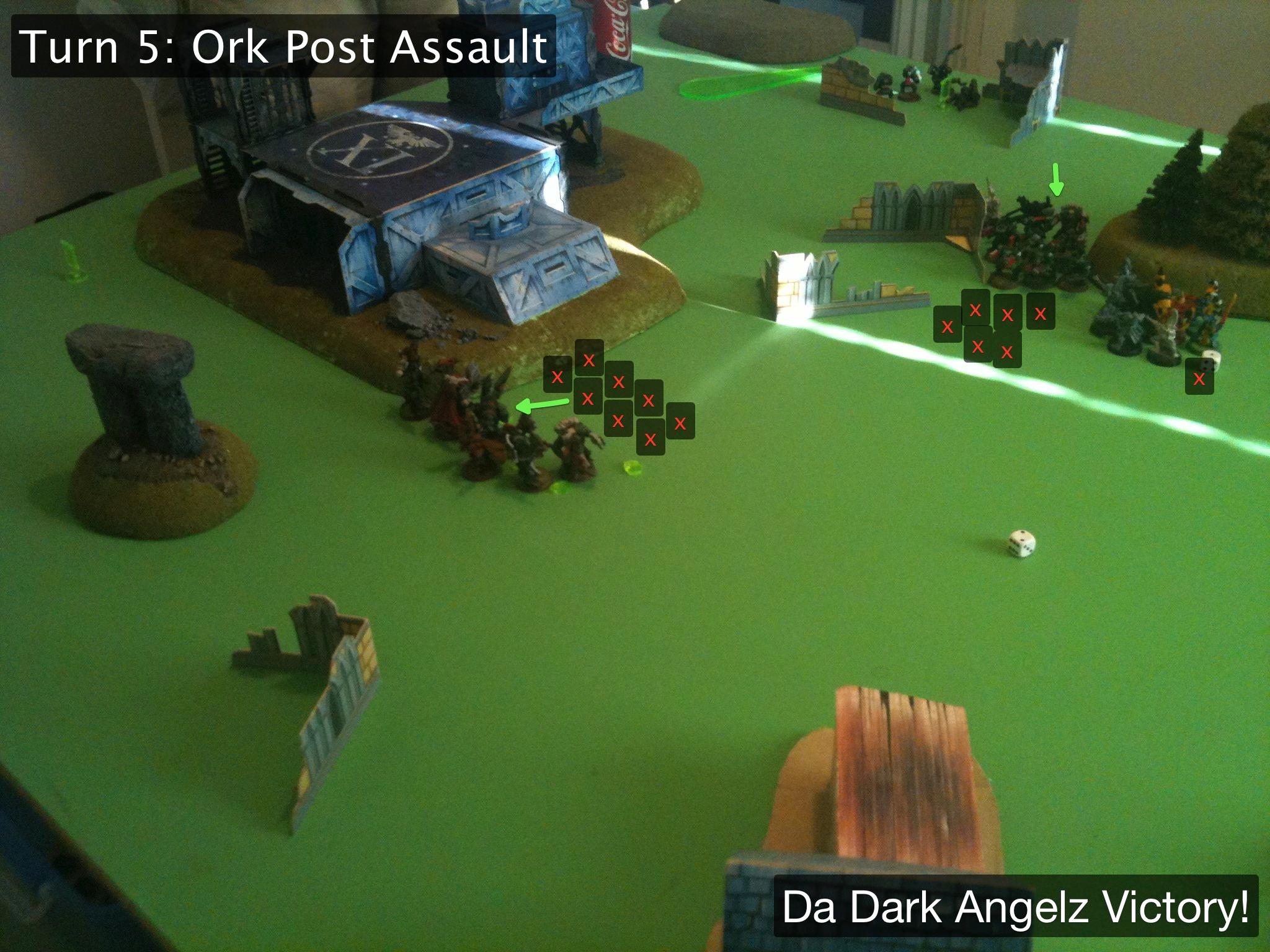 Battle Report, Da Ork Angelz, Eldar, Orks, Tau