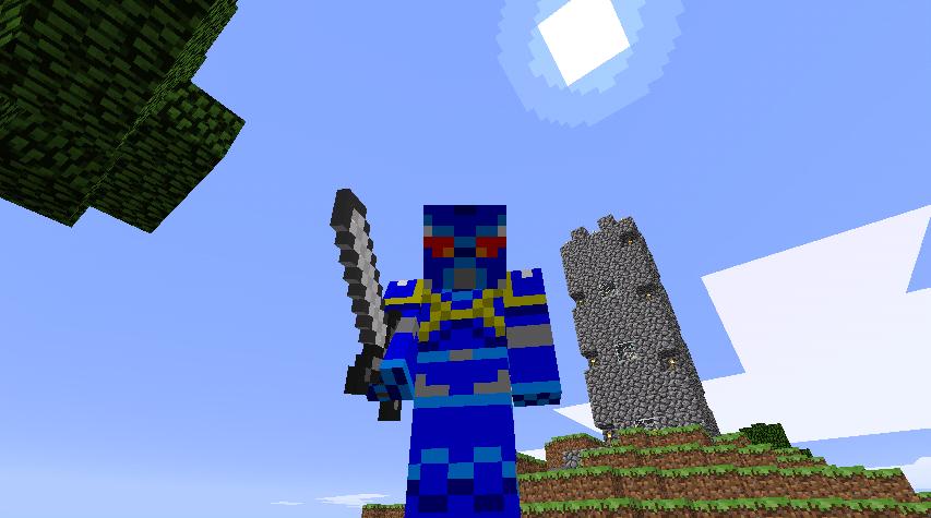 Minecraft, Minehammer, Space Marines, Ultramarines