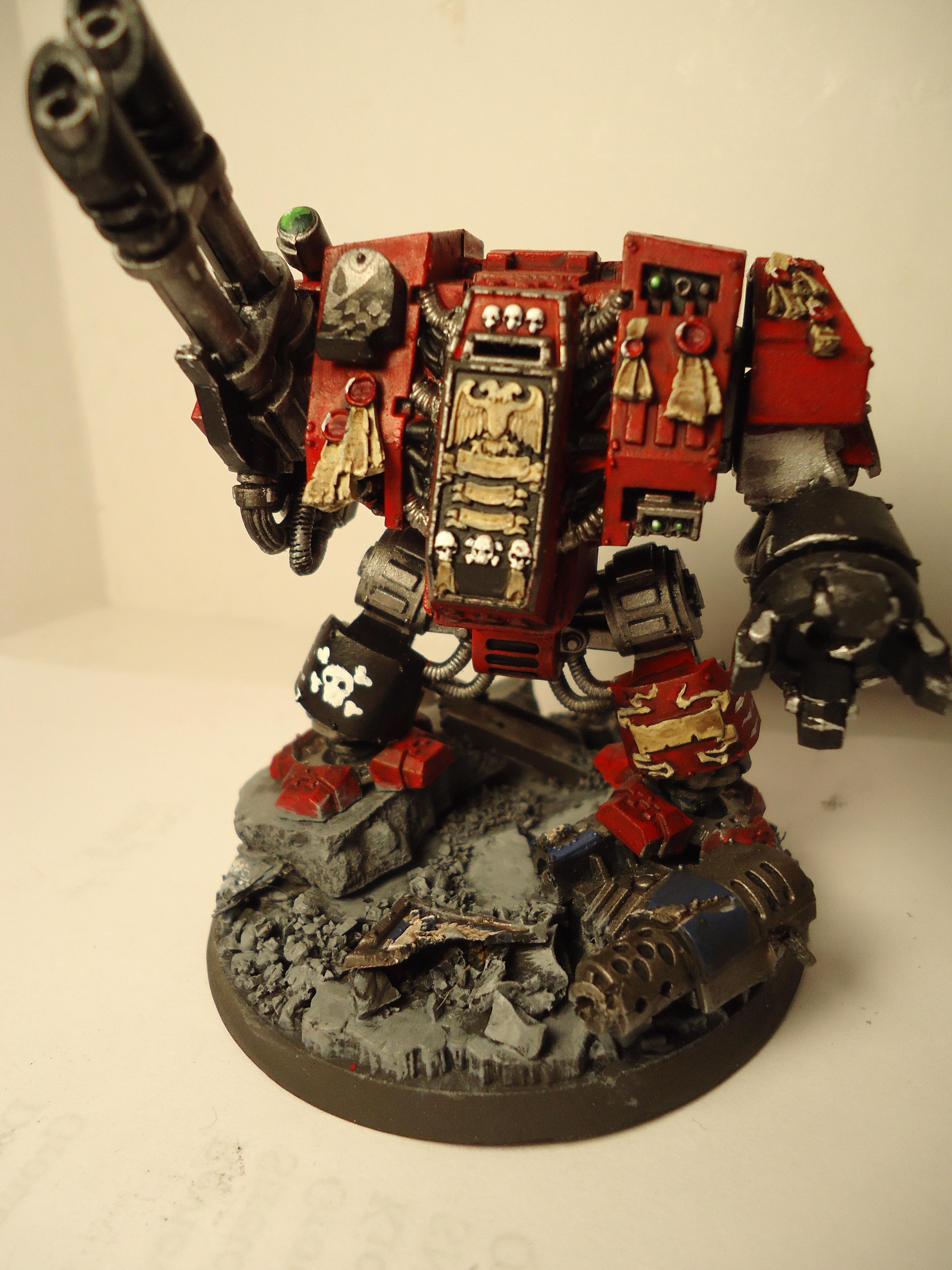 Assault On Black Reach, Blood Angels, Conversion, Dreadnought, Las Cannon, Space Marines, Warhammer 40,000