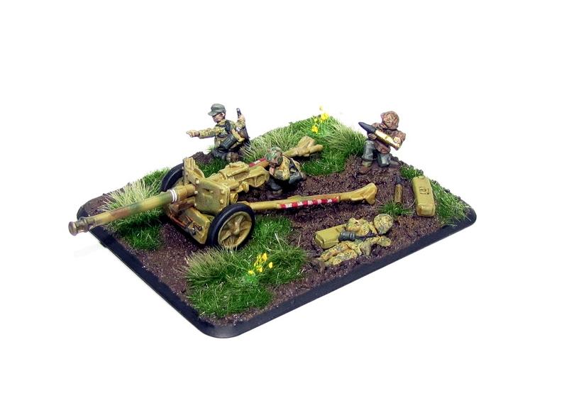 Flames Of War, Germans, Pak40, Ss, World War 2