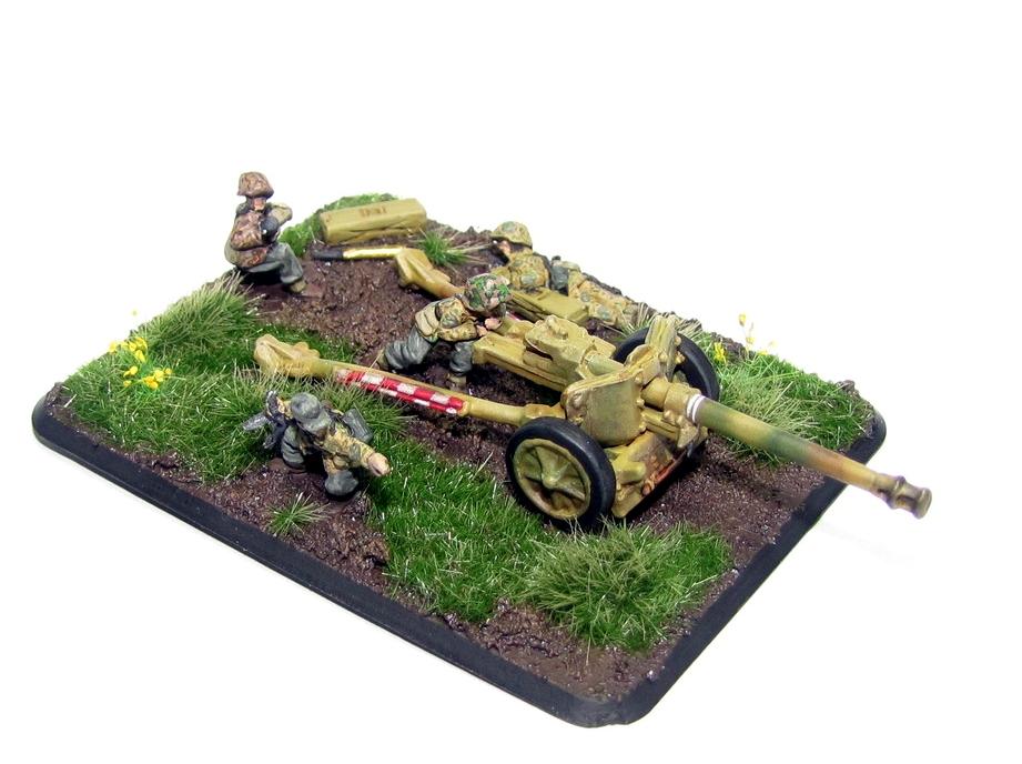 Flames Of War, Germans, Pak40, Ss, World War 2