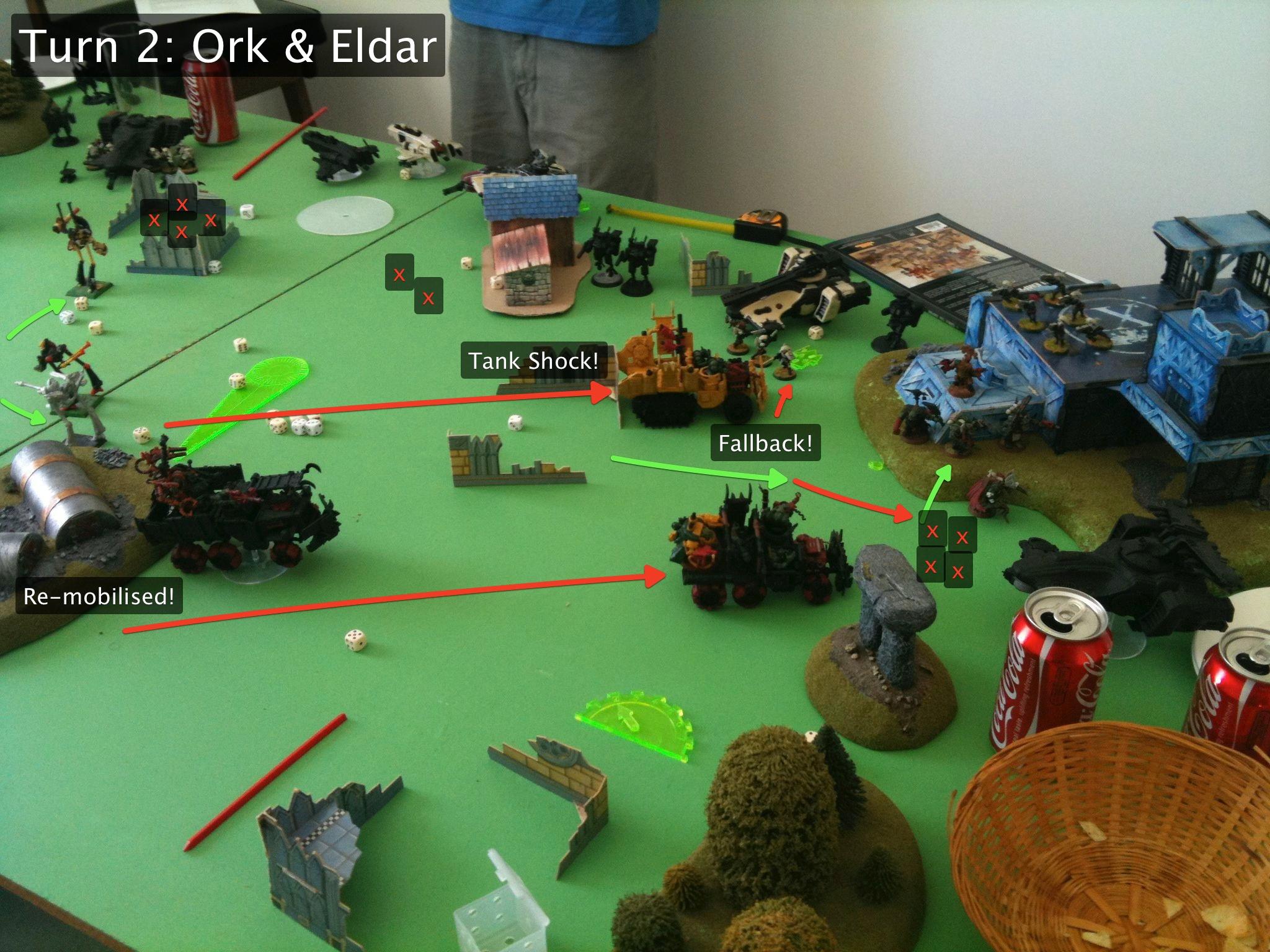 Battle Report, Eldar, Orks, Tau