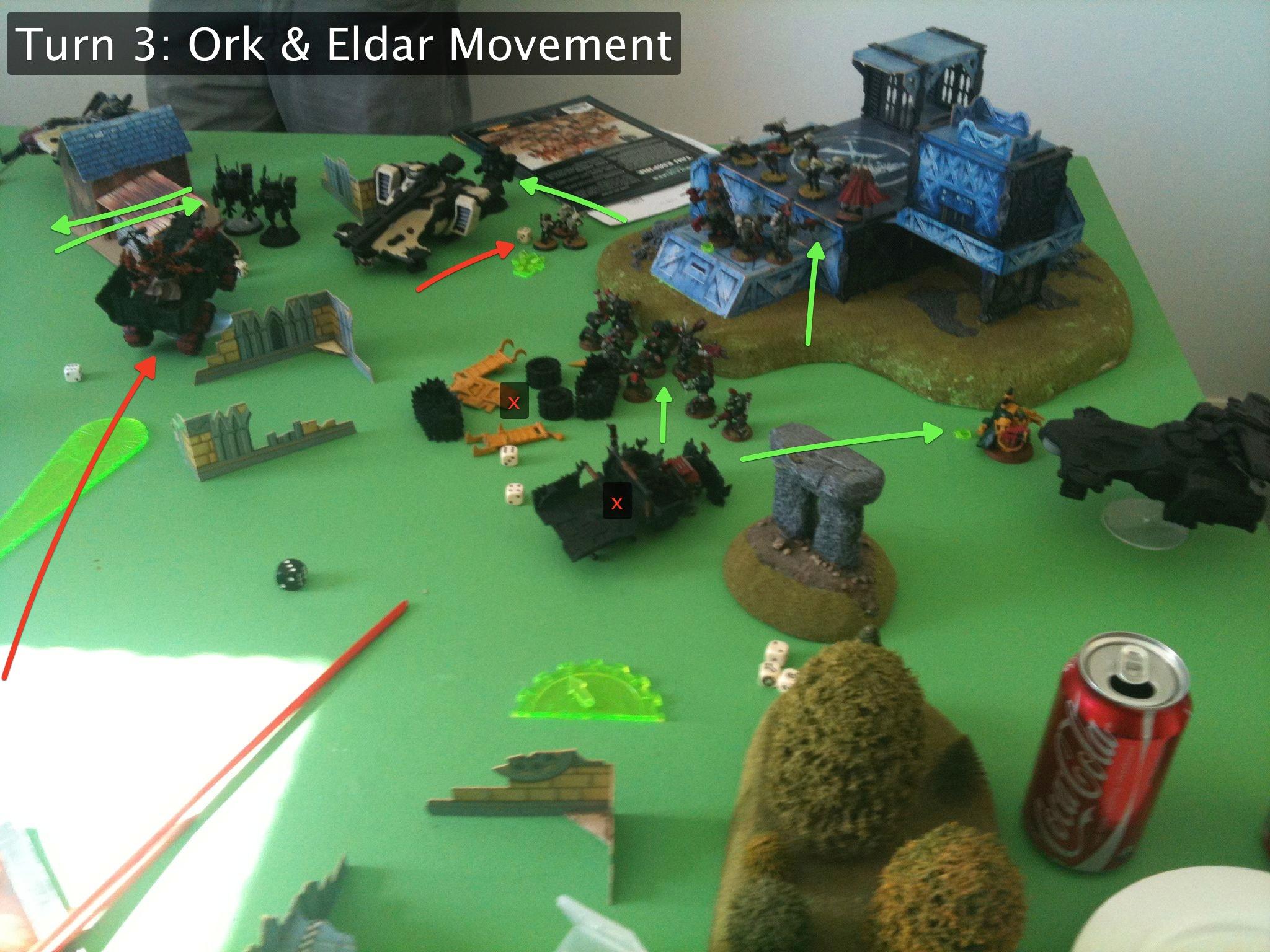 Battle Report, Eldar, Orks, Tau