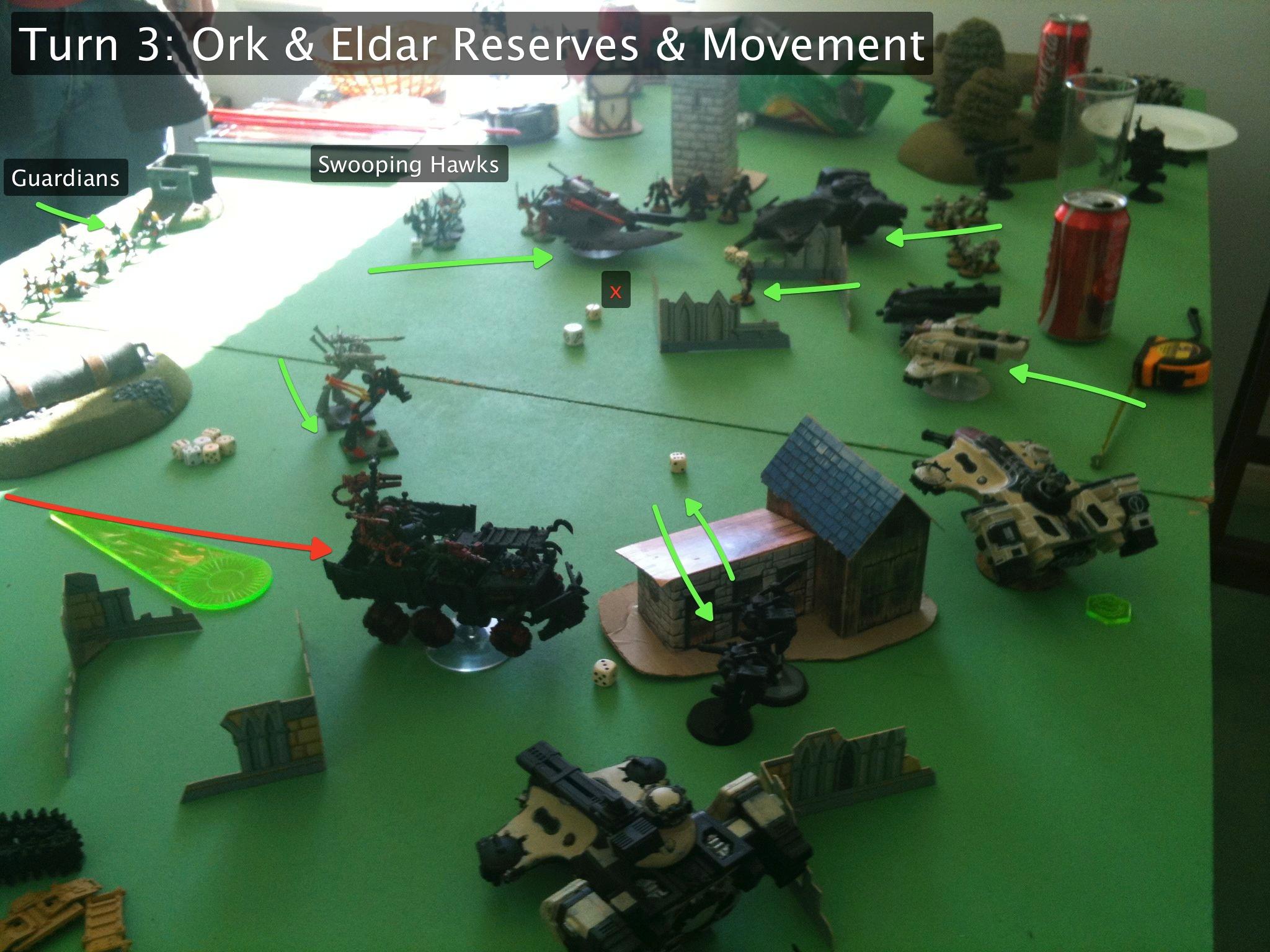 Battle Report, Eldar, Orks, Tau