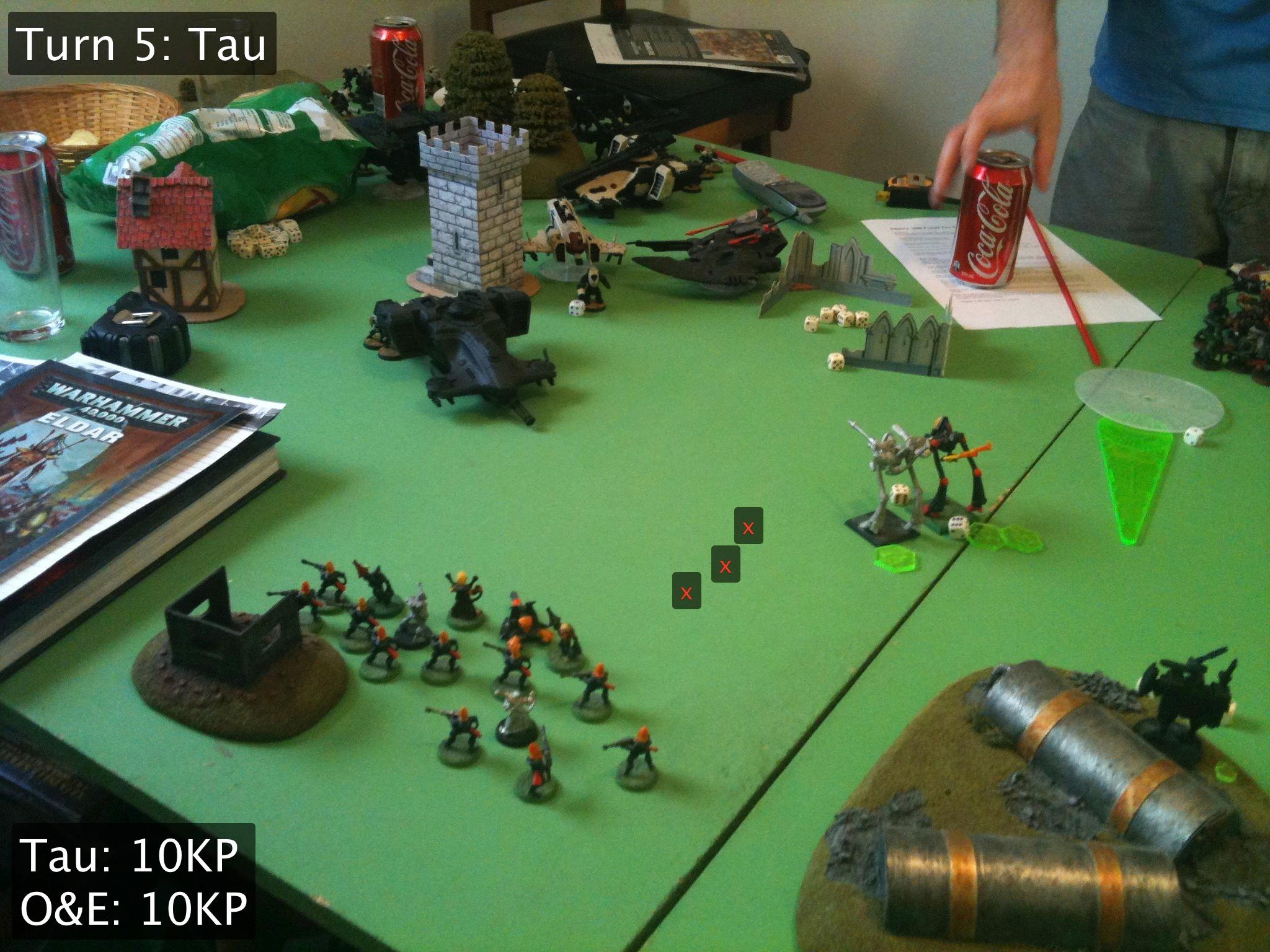 Battle Report, Eldar, Orks, Tau
