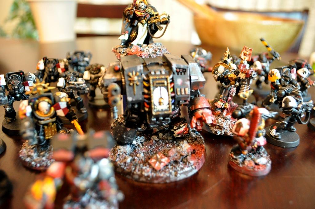 Army, Artwork, Assault On Black Reach, Black Templars, Dreadnought, Photo, Space Marines, Work In Progress