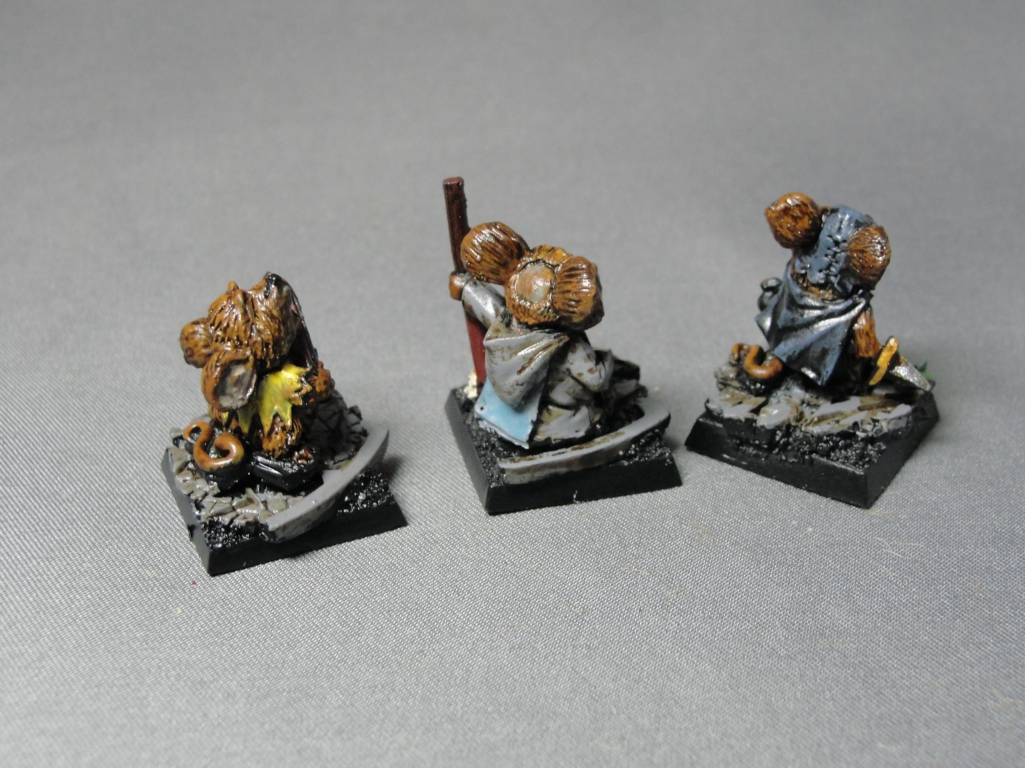 Fantasy, Dungeons and Dragons, Mouselings, Reaper, Bard, Monk, Thief