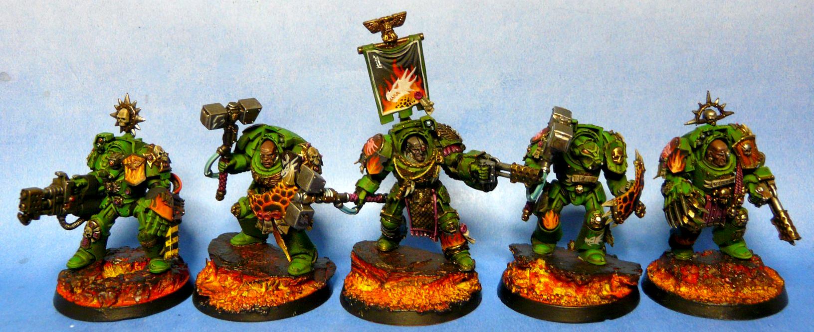 Adeptus Astartes, Armageddon, Badab War, Salamanders, Space Marines, Terminator Armor
