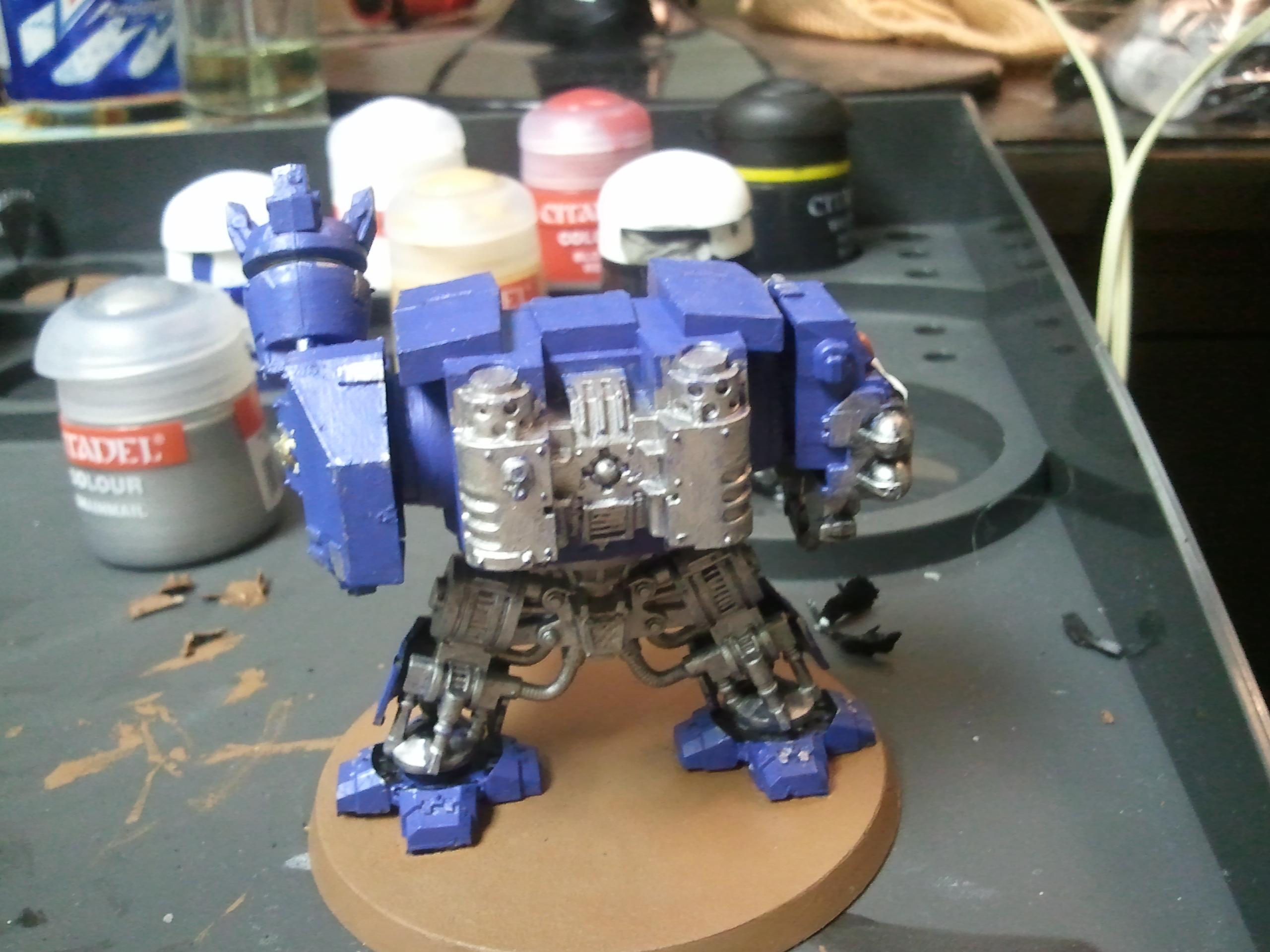 Dreadnought, Space Marines, Ultramarines, Warhammer 40,000