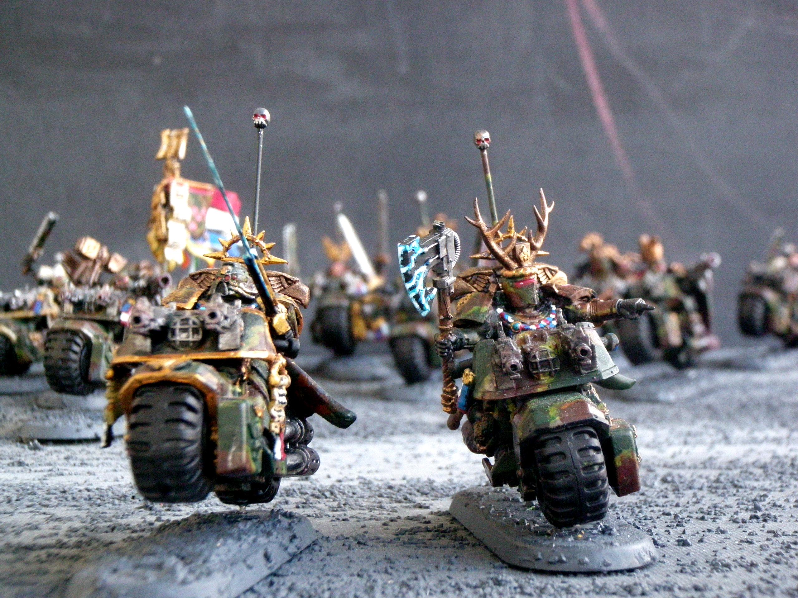 Bike, Camouflage, Captain, Space Marines