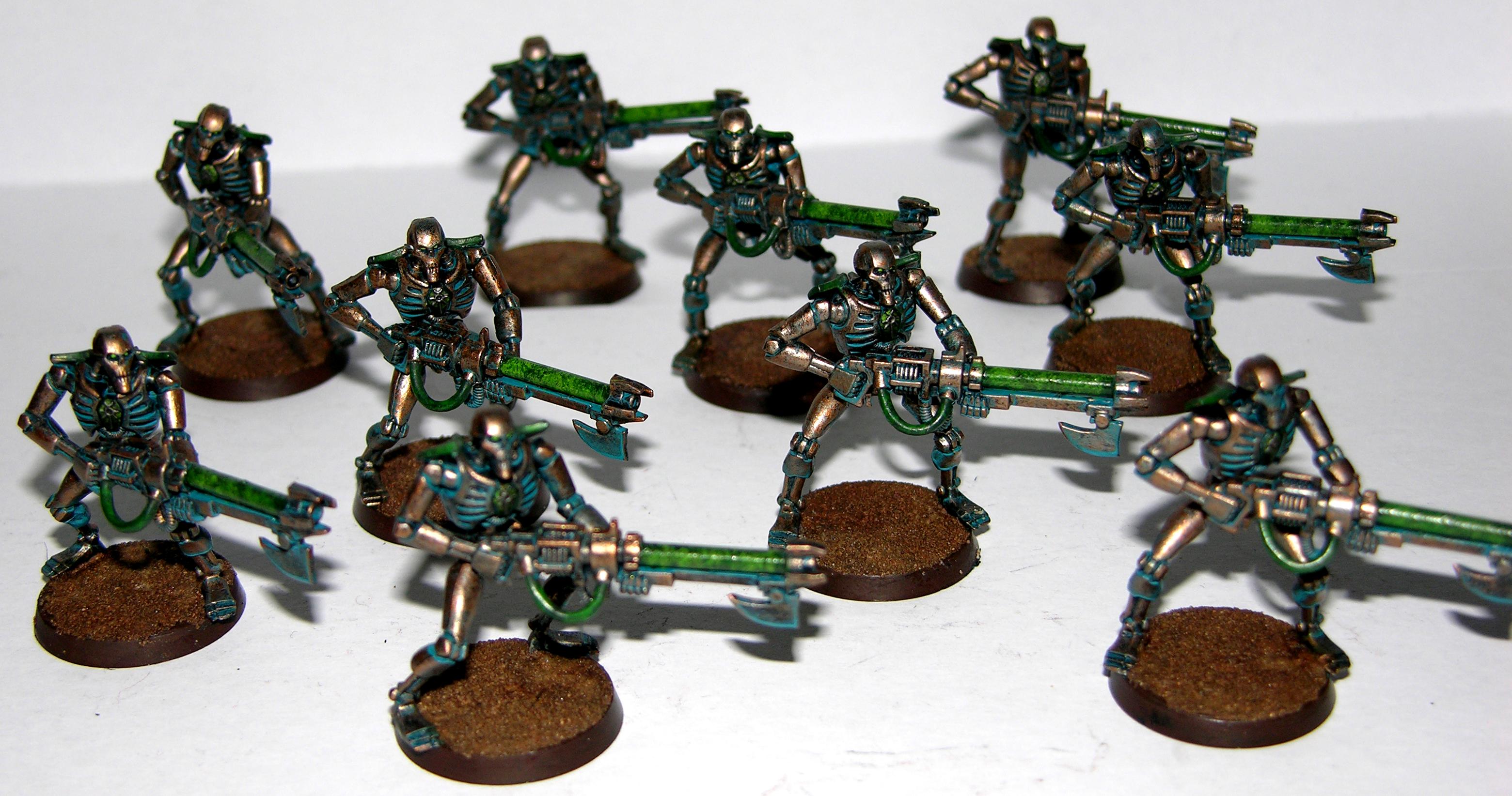 Necrons, Warriors, Warrios - Green Squad