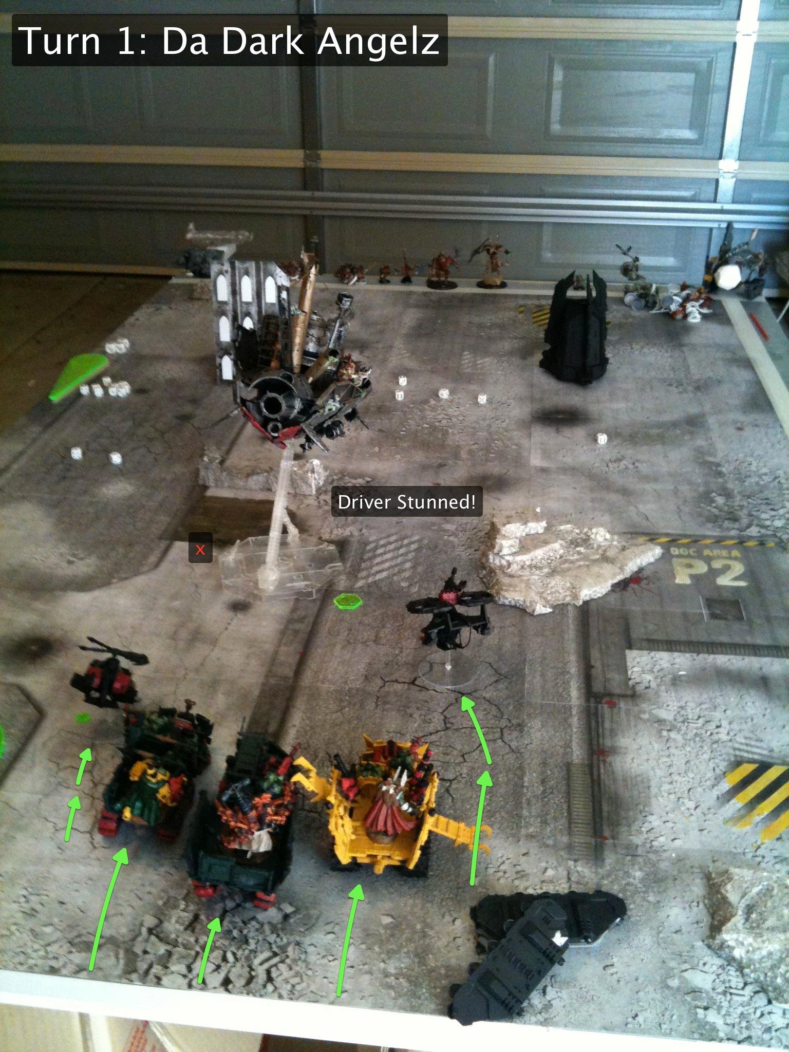 Battle Report, Da Dark Angelz, Orks, The Skave