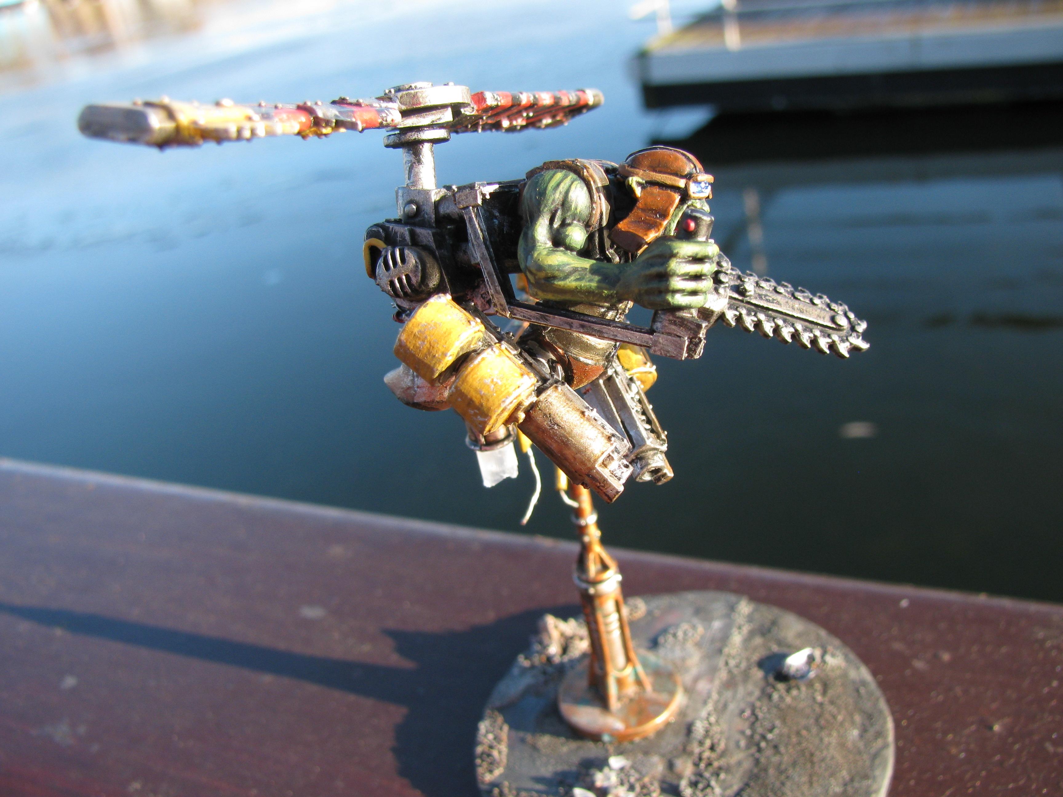 Bionik, Conversion, Cybork, Cyborks, Deffkopta, Gorkamekka, Mekanik, Orks, Warhammer 40,000