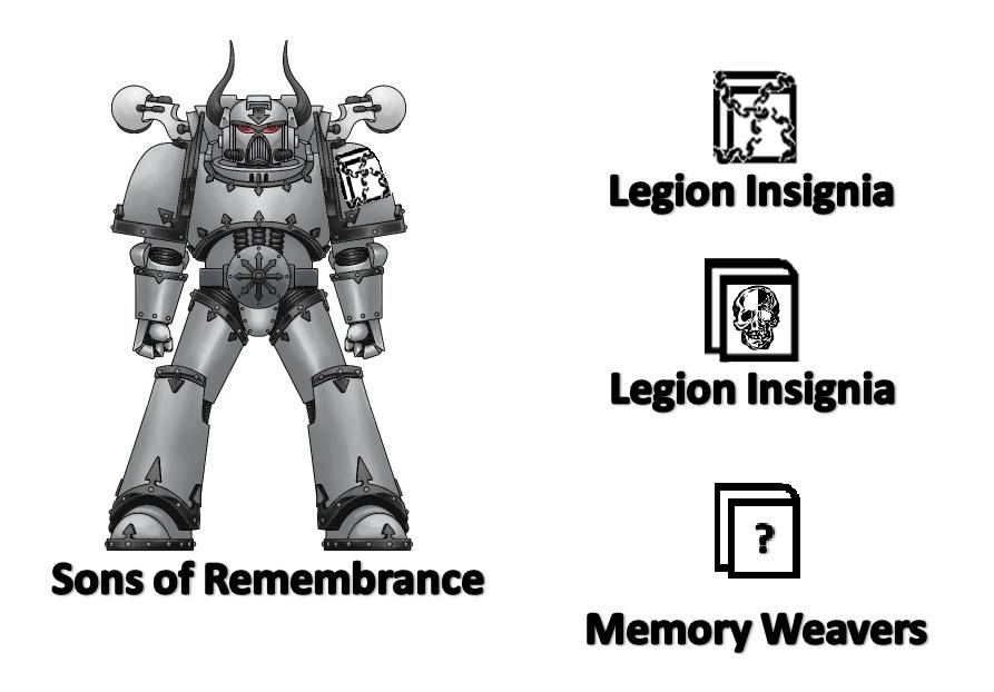 Chaos, Insignia, Remembrance, Sons