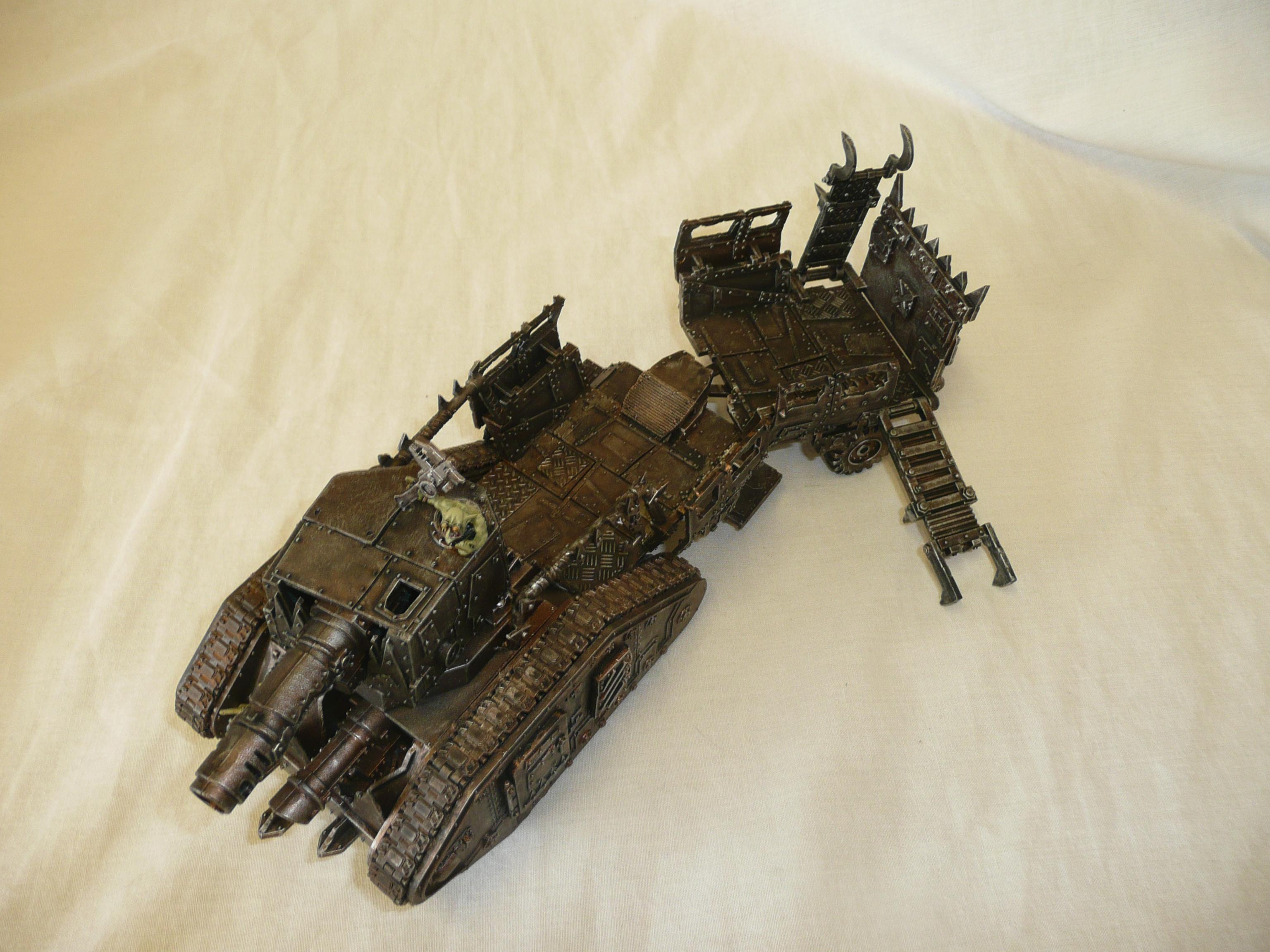Battlewagon, Kitbash, Looted Wagon, Orks, Orks Grotz