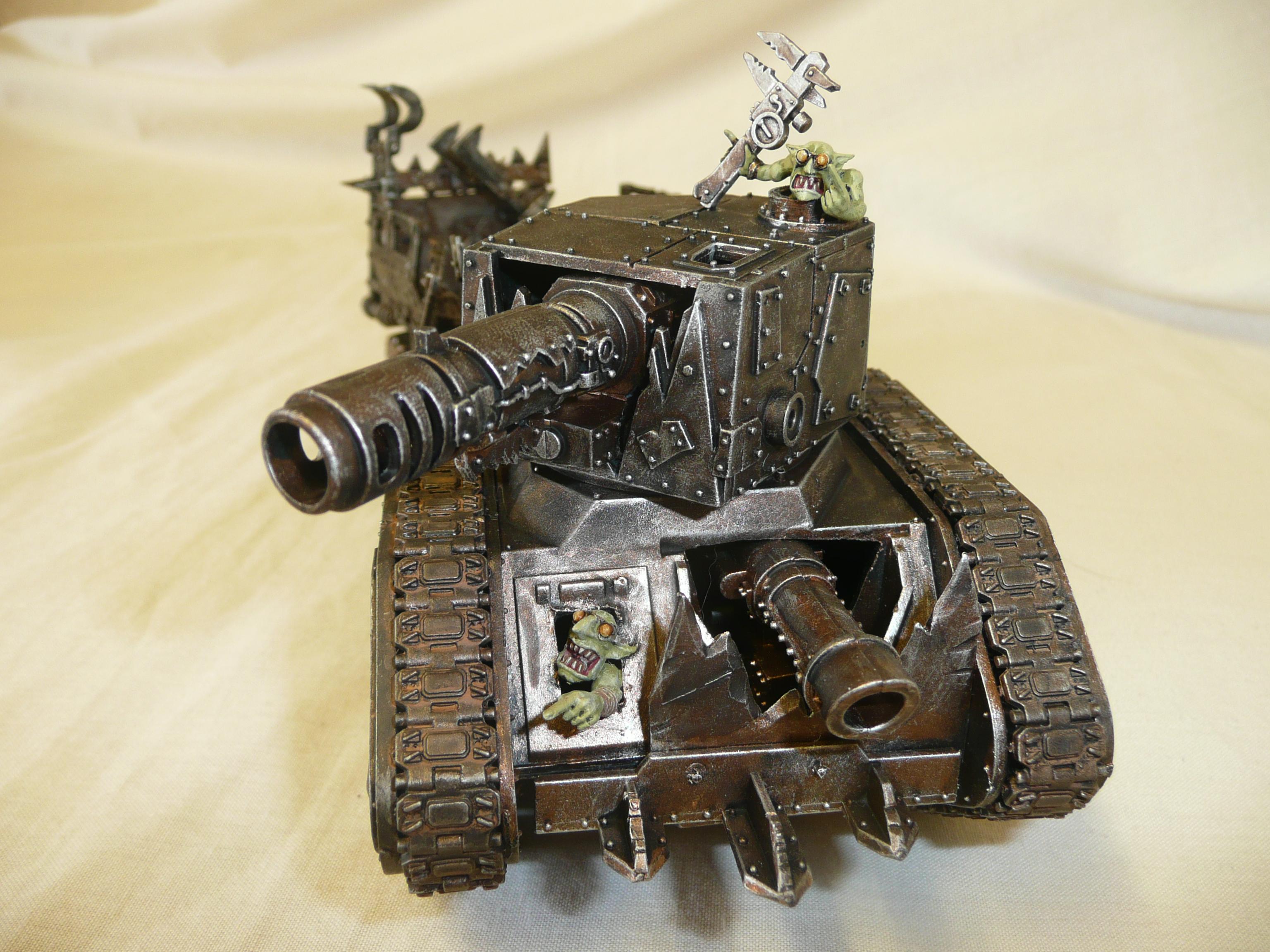 Battlewagon, Grots, Kitbash, Looted, Orks