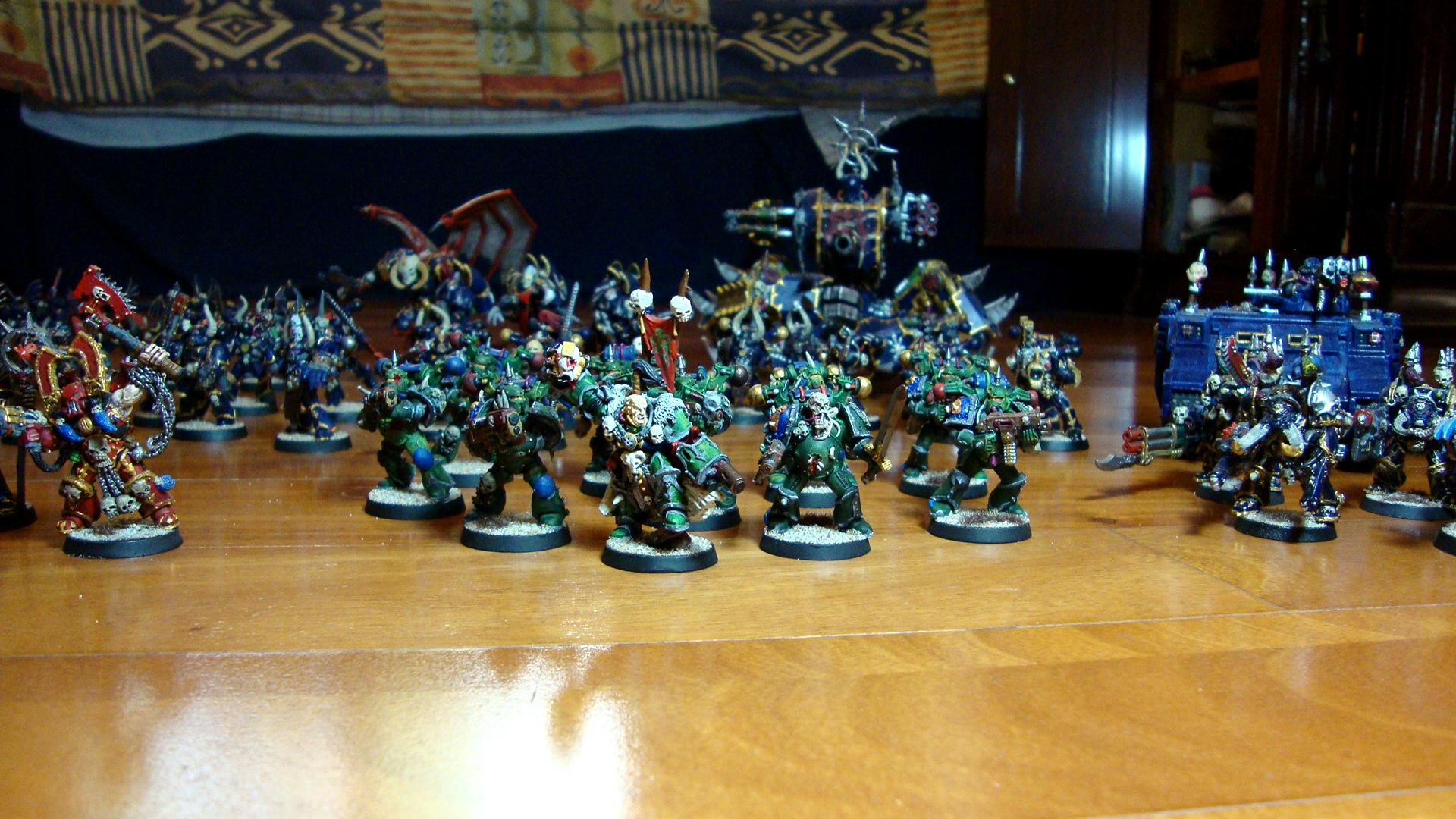 Chaos, Lords, Marauders, Night, Nurgle, Plague Marines