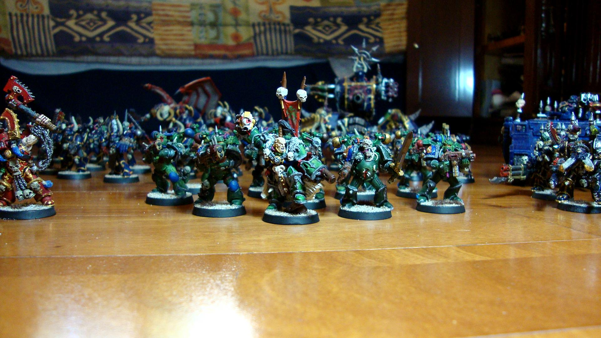 Chaos, Lords, Marauders, Night, Nurgle, Plague Marines