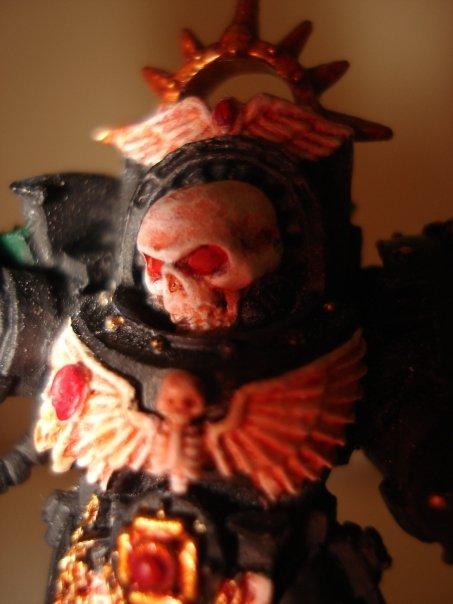 Chaplain, Dark Angels, Dark Angels Interrogator Chaplain, Skull, Terminator Chaplain
