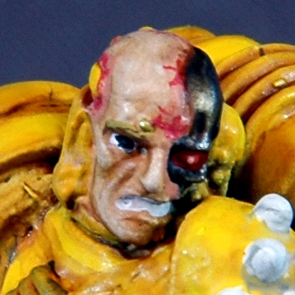 Sternguard sergeant's face