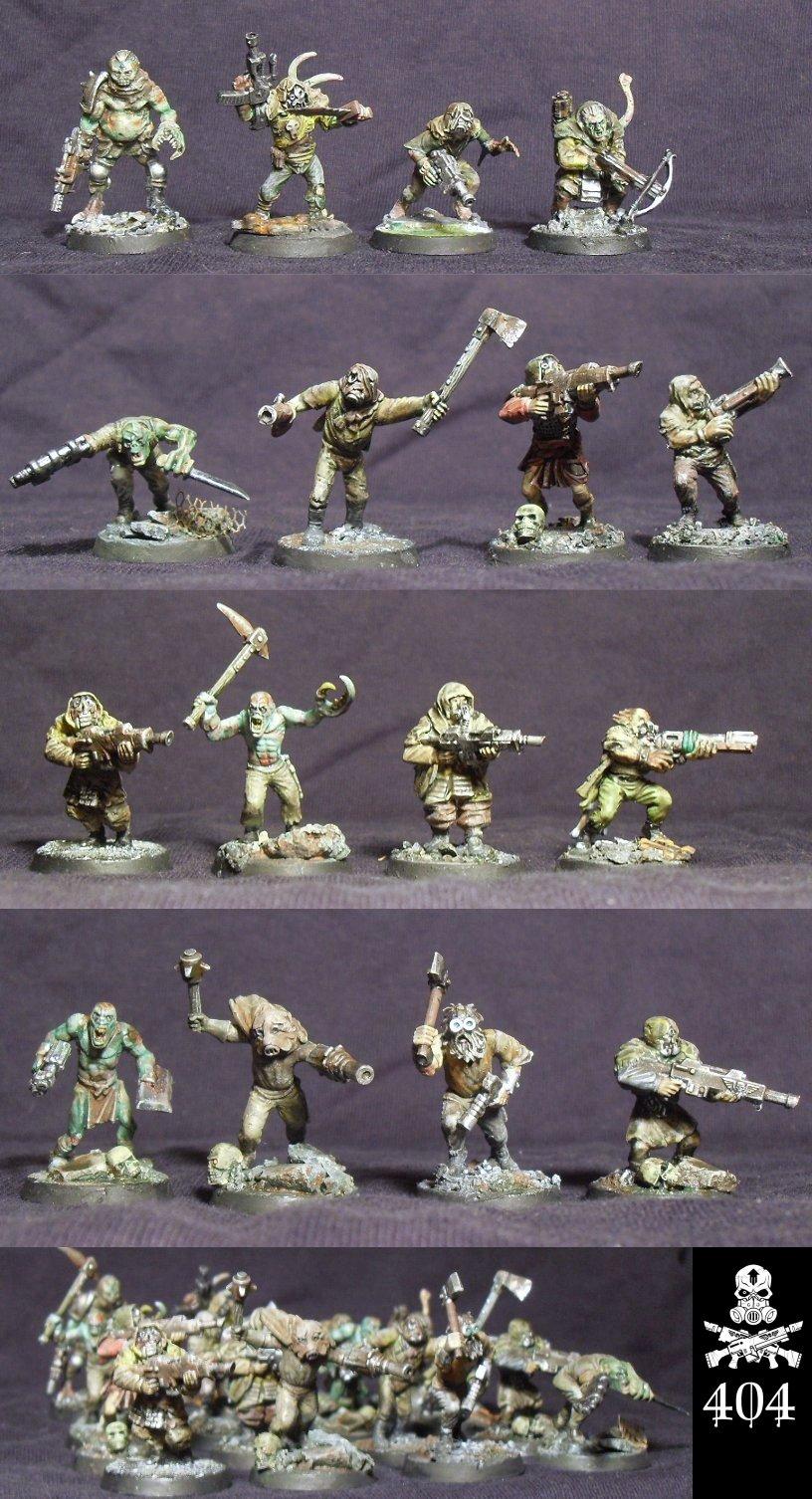 Chem-dogs, Conscript, Imperial Guard, Lost And The Damned, Mutant, Savlar, Scavvy, Scum