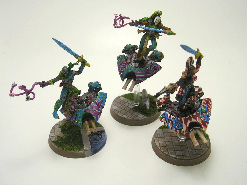 Eldar, Harlequins, Jetbike, Warlock