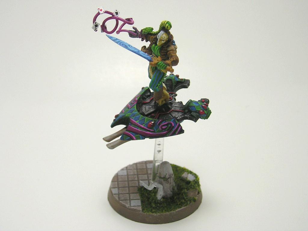Harlequins, Jetbike, Warlock w/ Destructor 1