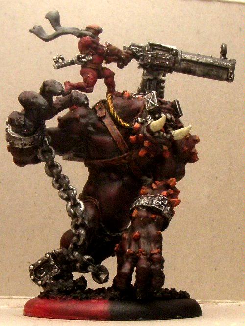 Dire Troll Blitzer, Hordes, Trollbloods, Work In Progress
