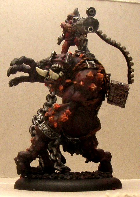Dire Troll Blitzer, Hordes, Trollbloods, Work In Progress