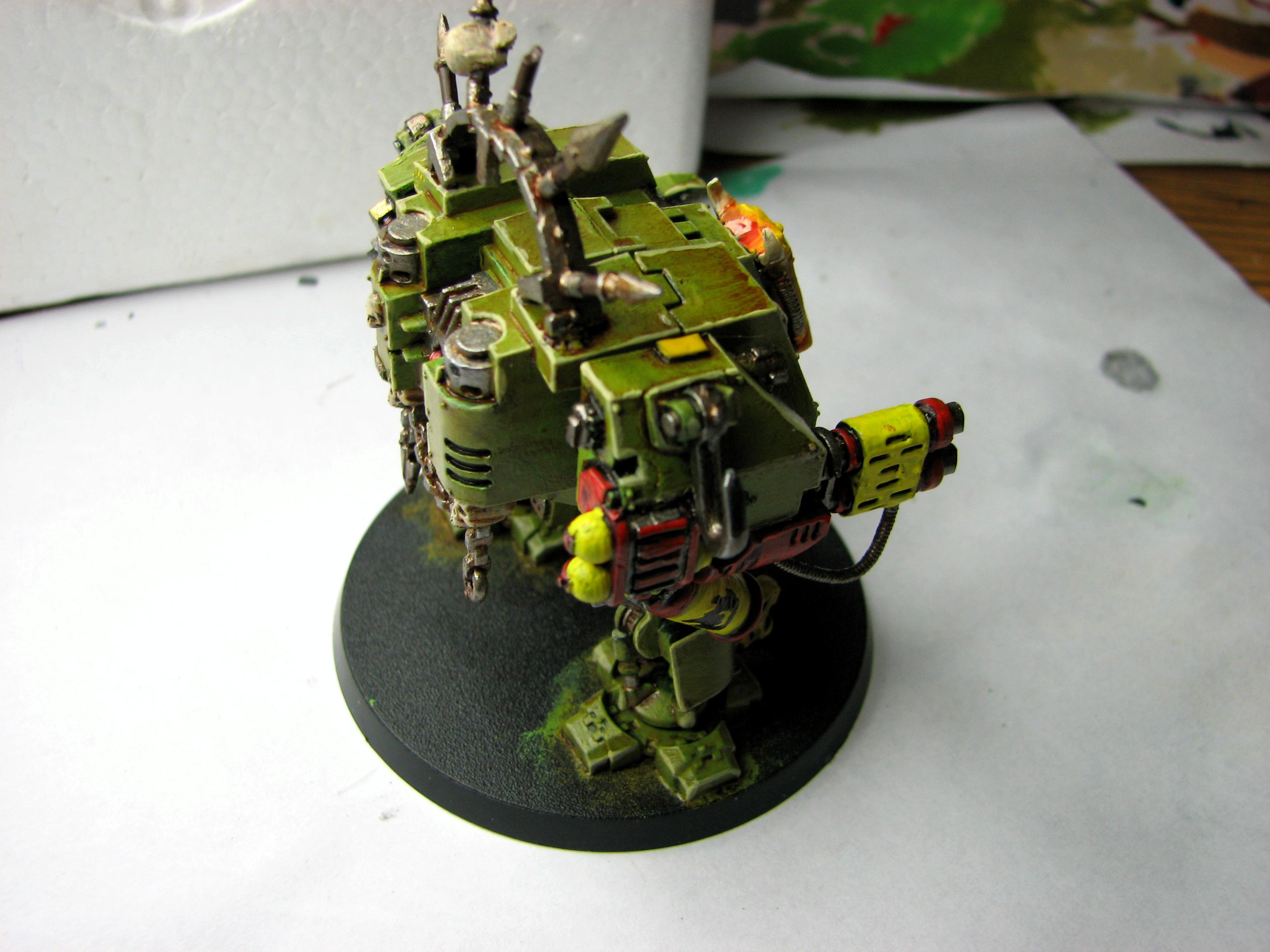 Bright Green, Chaos Space Marines, Dreadnought, Green