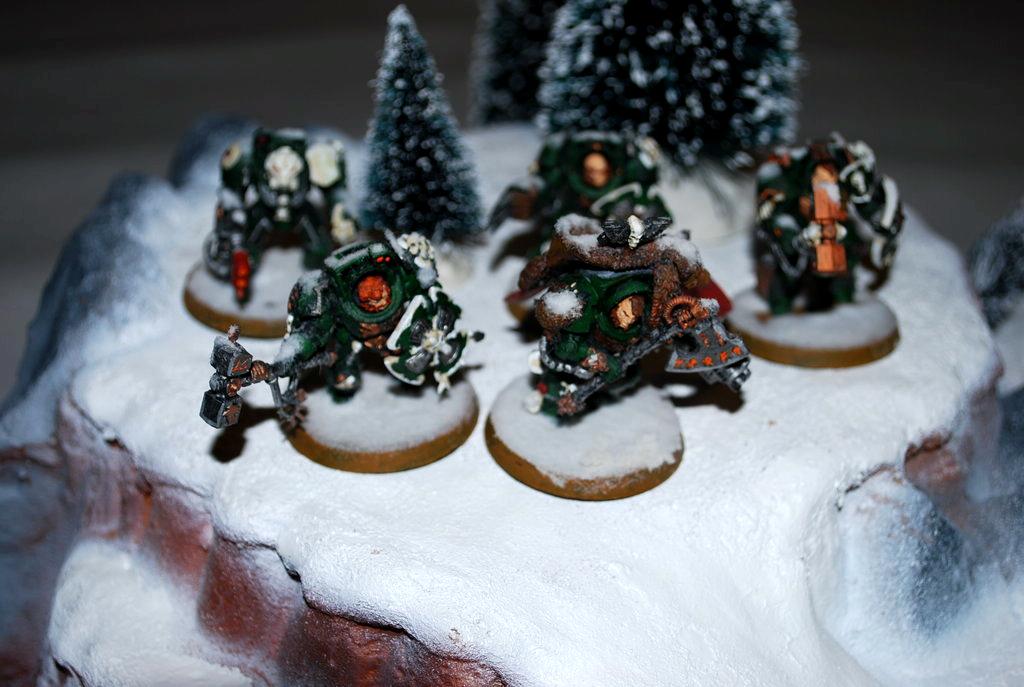 Snow, Space Marines, Space Wolves, Terminator Armor
