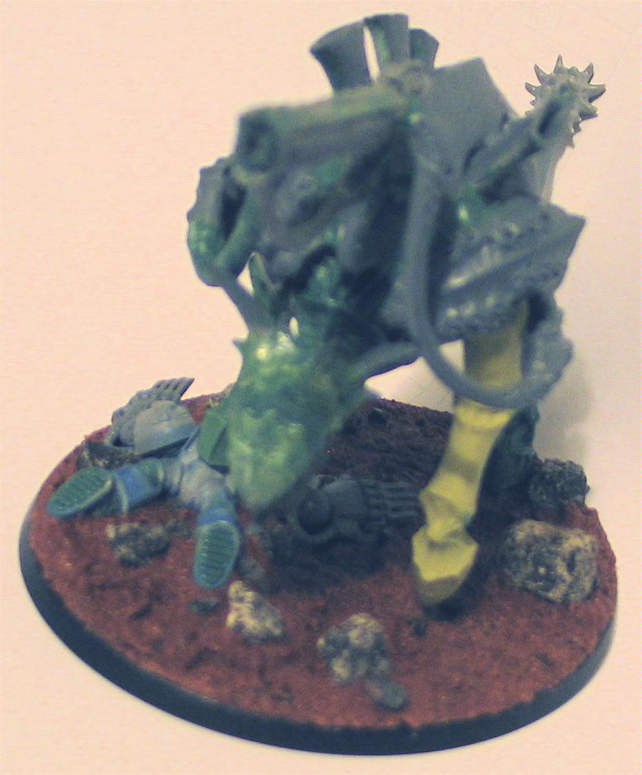 Conversion, Tyranids, Tyrannofex, Unpainted, Work In Progress