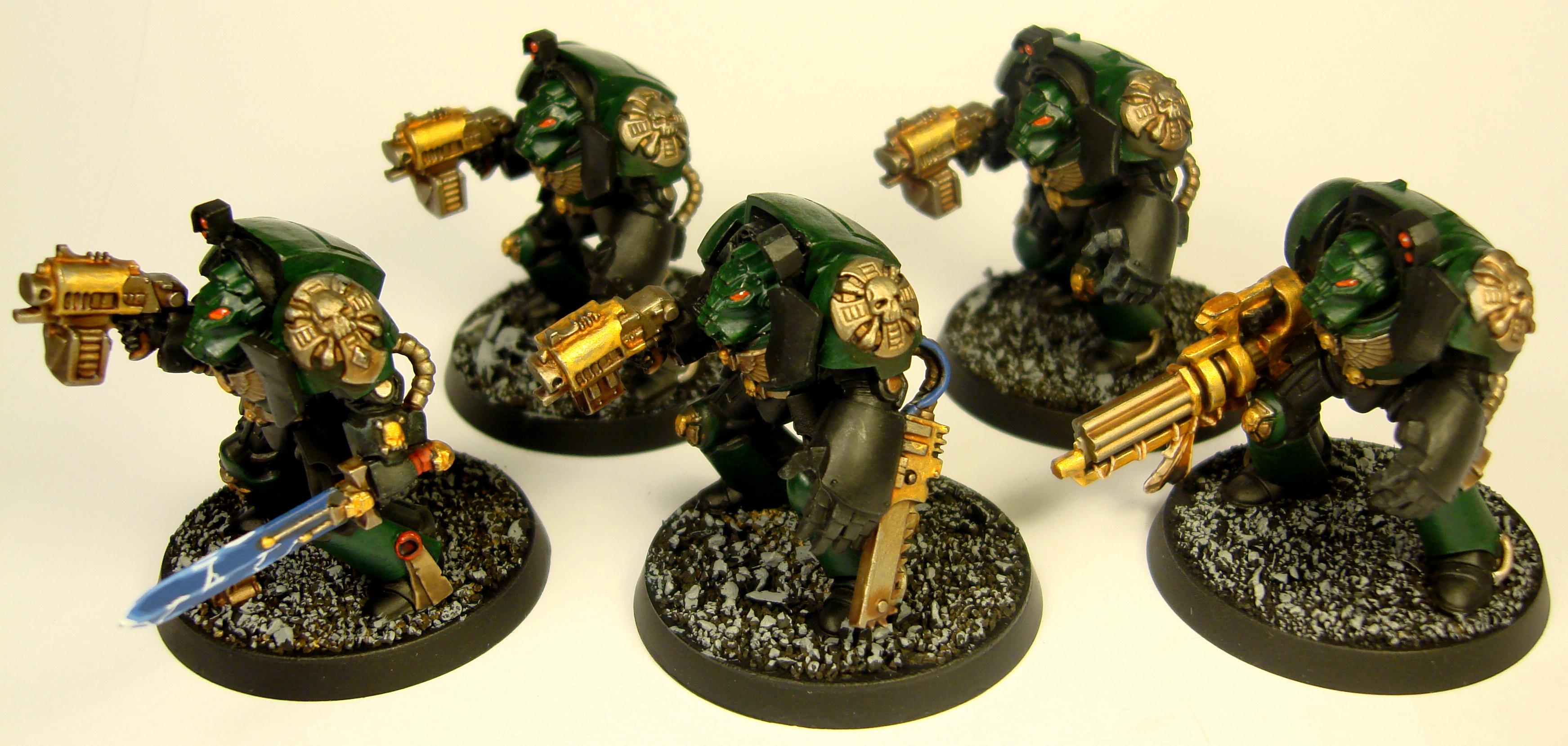 Dark Angels, Disciples Of Caliban, Space Marines, Terminator Armor, Warhammer 40,000