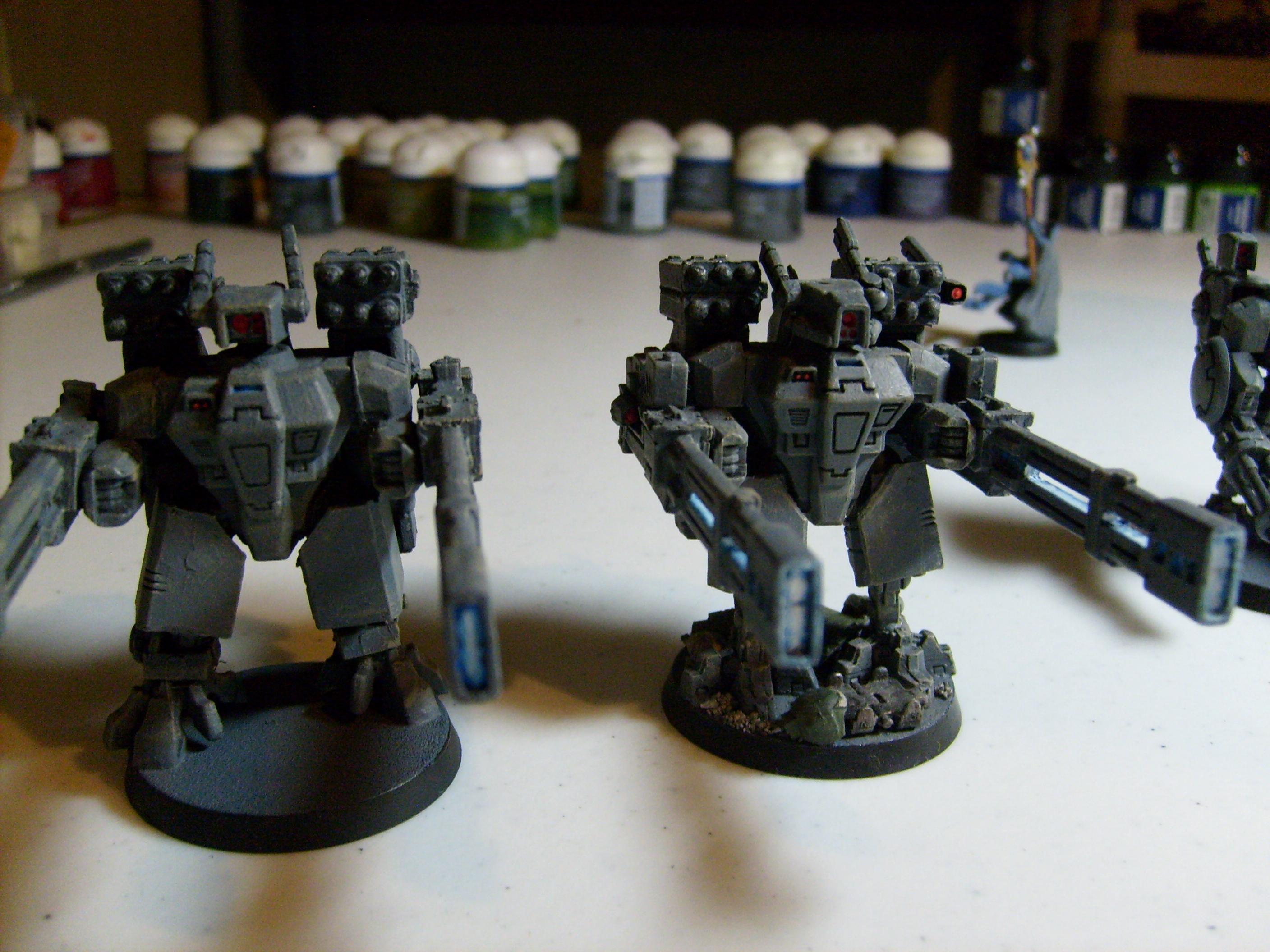 Battlesuit, Tau, Warhammer 40,000, Work In Progress