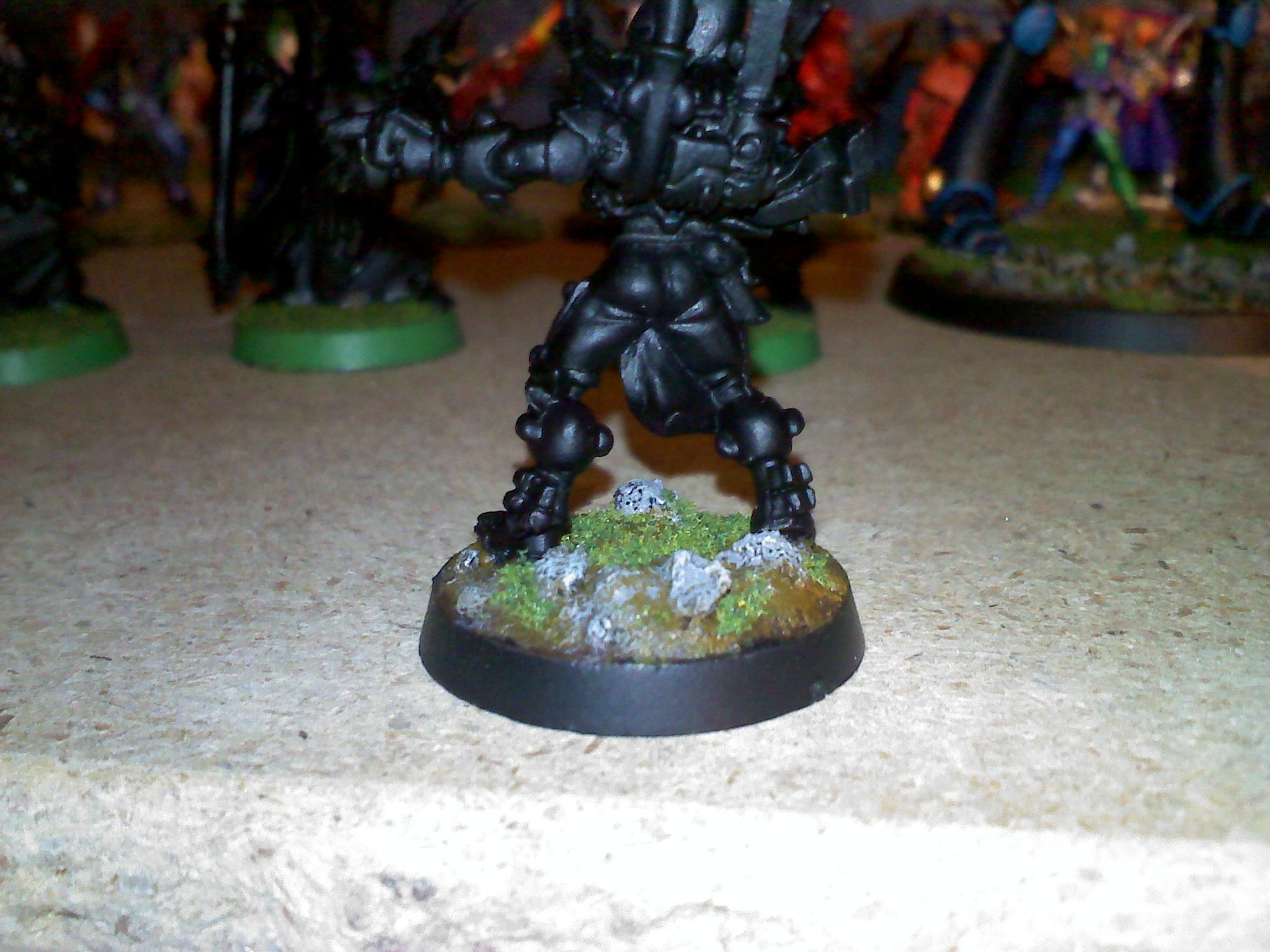 Eldar, Primered, New Basing Gunner Back