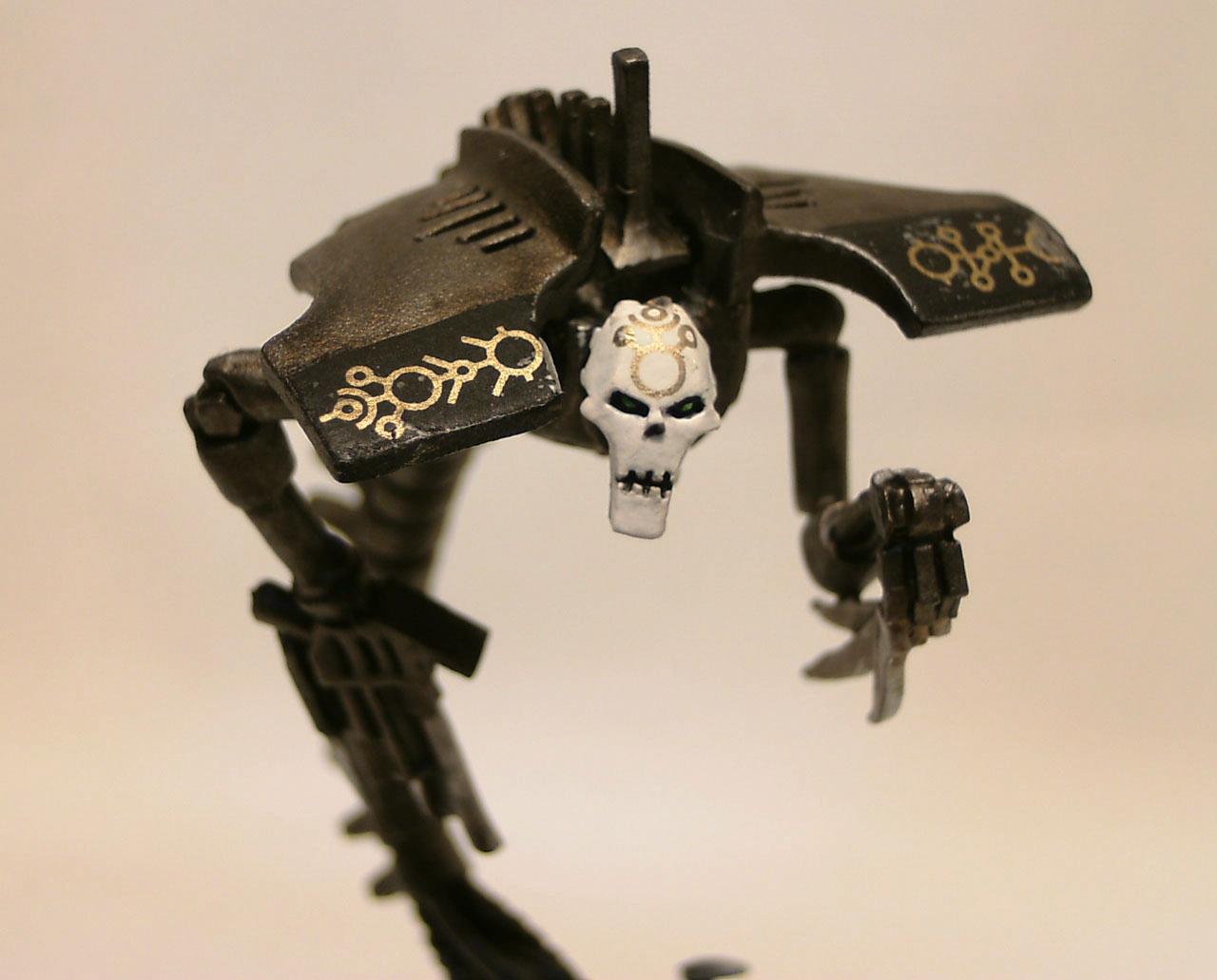 Necrons, Warhammer 40,000 - Necron Wraith 03 - head detail - Gallery ...