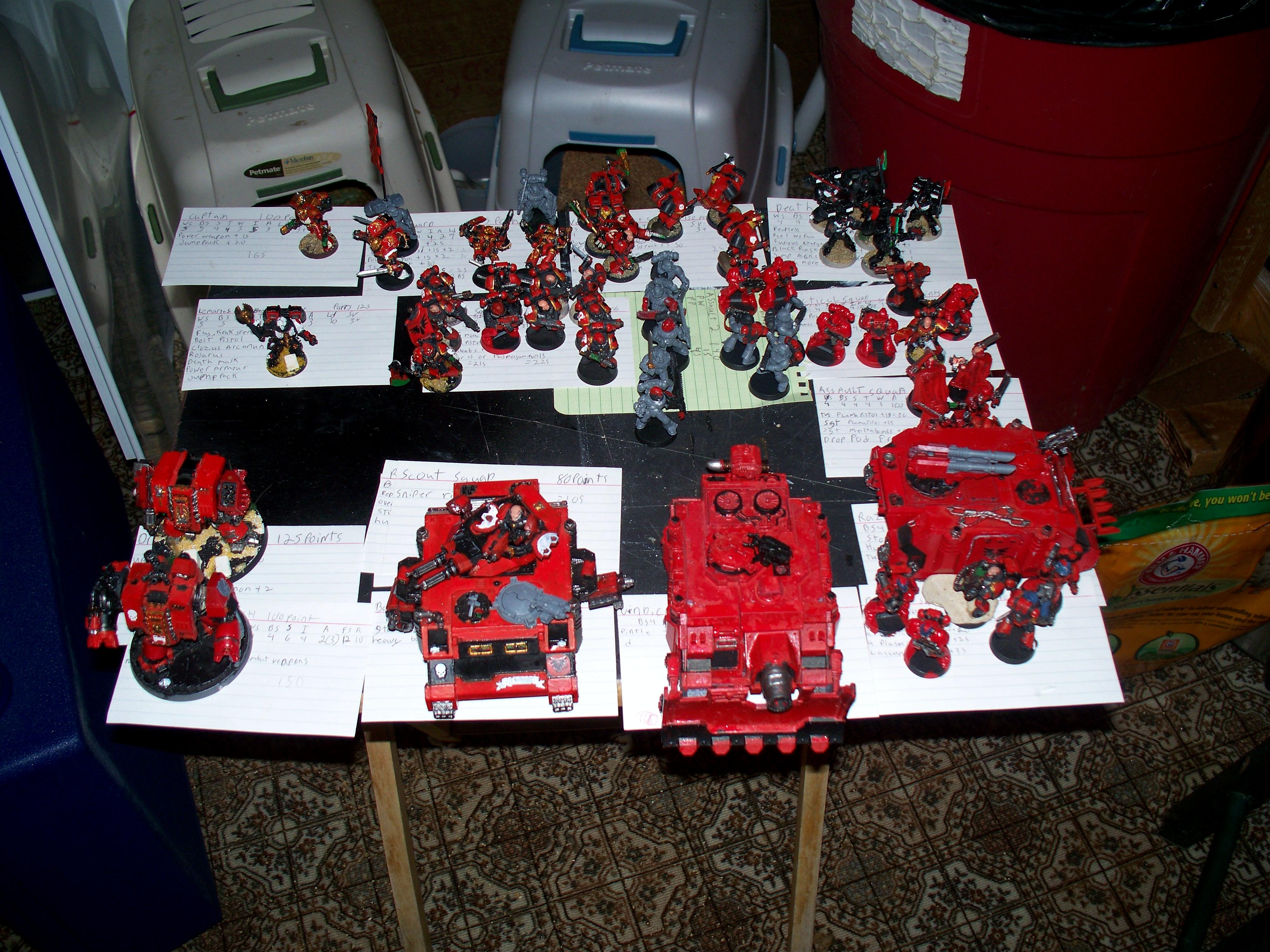 Army, Blood Angels, Blood Angles The Lost, Space Marines, Warhammer 40,000