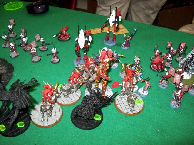 Battle Report, Daemons, Eldar, Warhammer 40,000