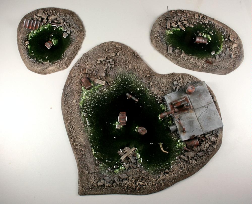 Barrels, Dump, Ooze, Scratch Build, Terrain, Toxic, Waste