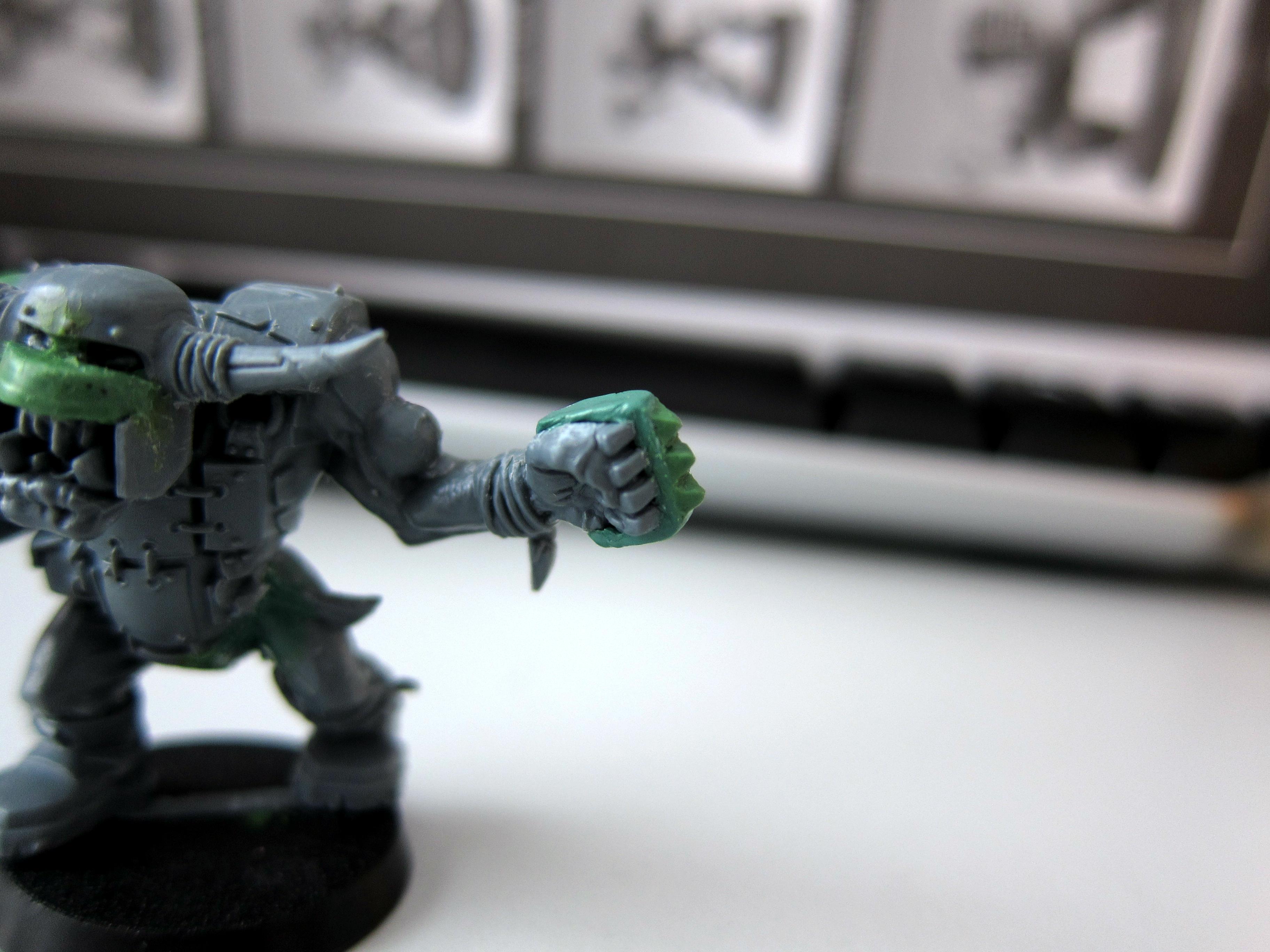 Black Orc Blocker, Blocker, Blood, Blood Bowl, Bowl, Orc Team, Orcs, Team, Work In Progress