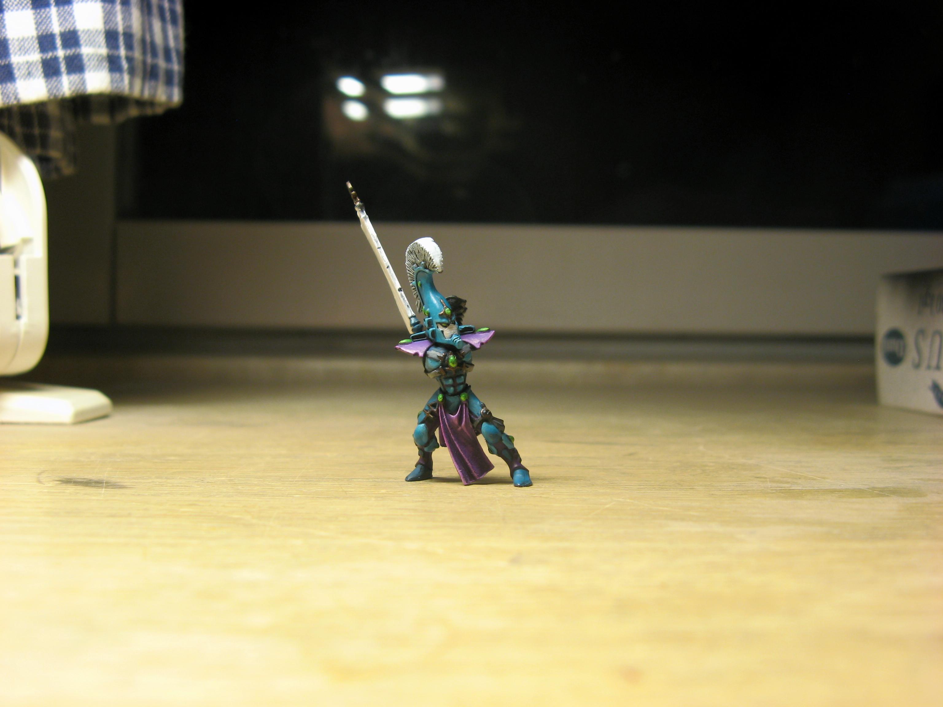 Dire Avengers, Eldar, Exarch, Paint In Progress