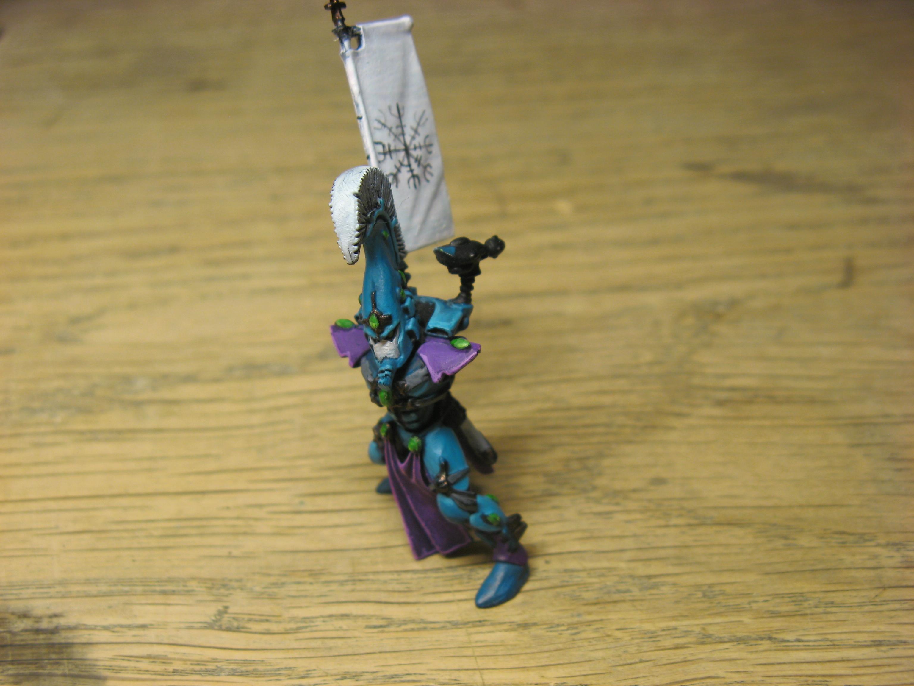 Dire Avengers, Eldar, Exarch, Paint In Progress