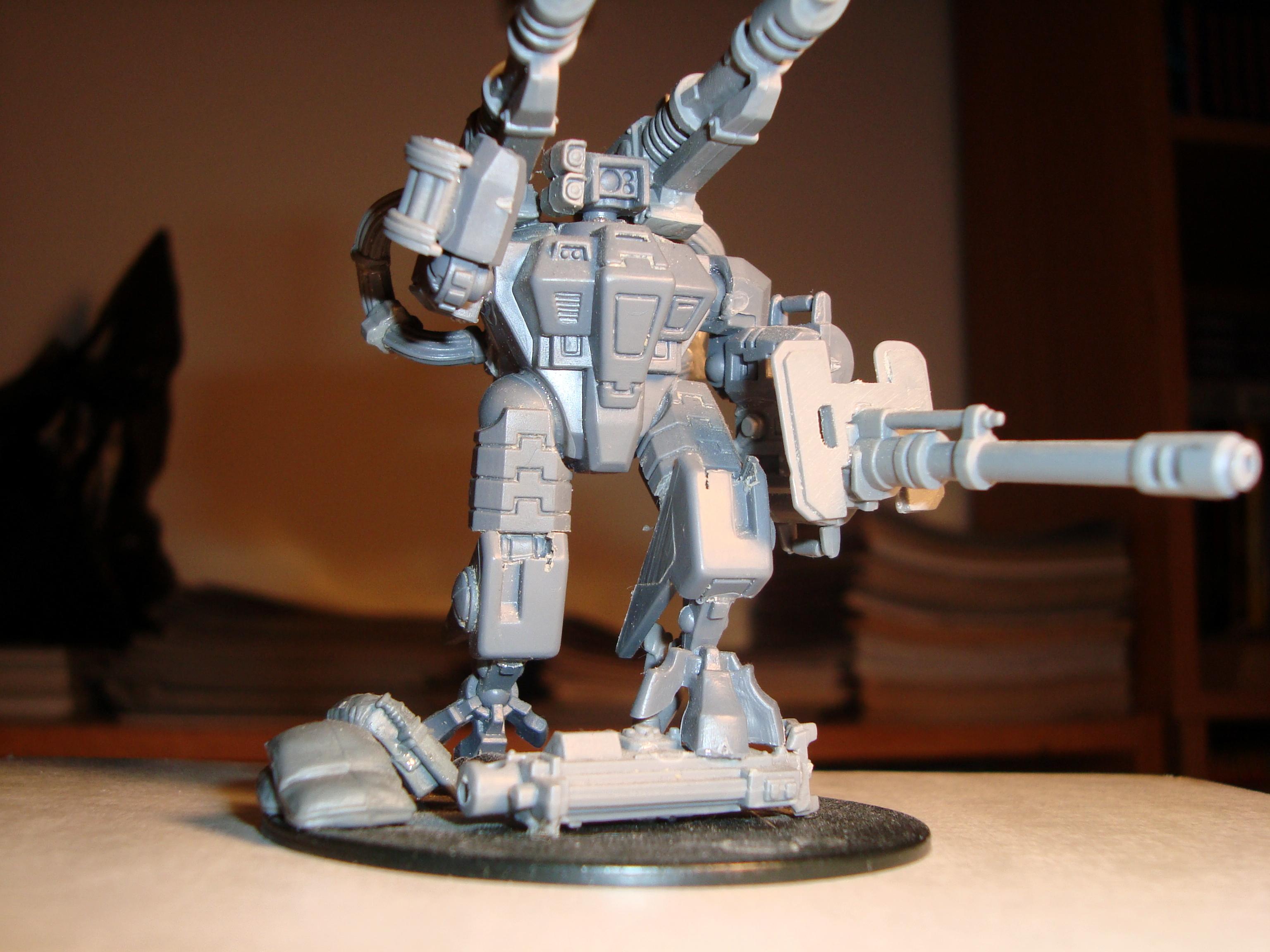 Battlesuit, Broadsides, Kitbash, Scratch Build, Tau
